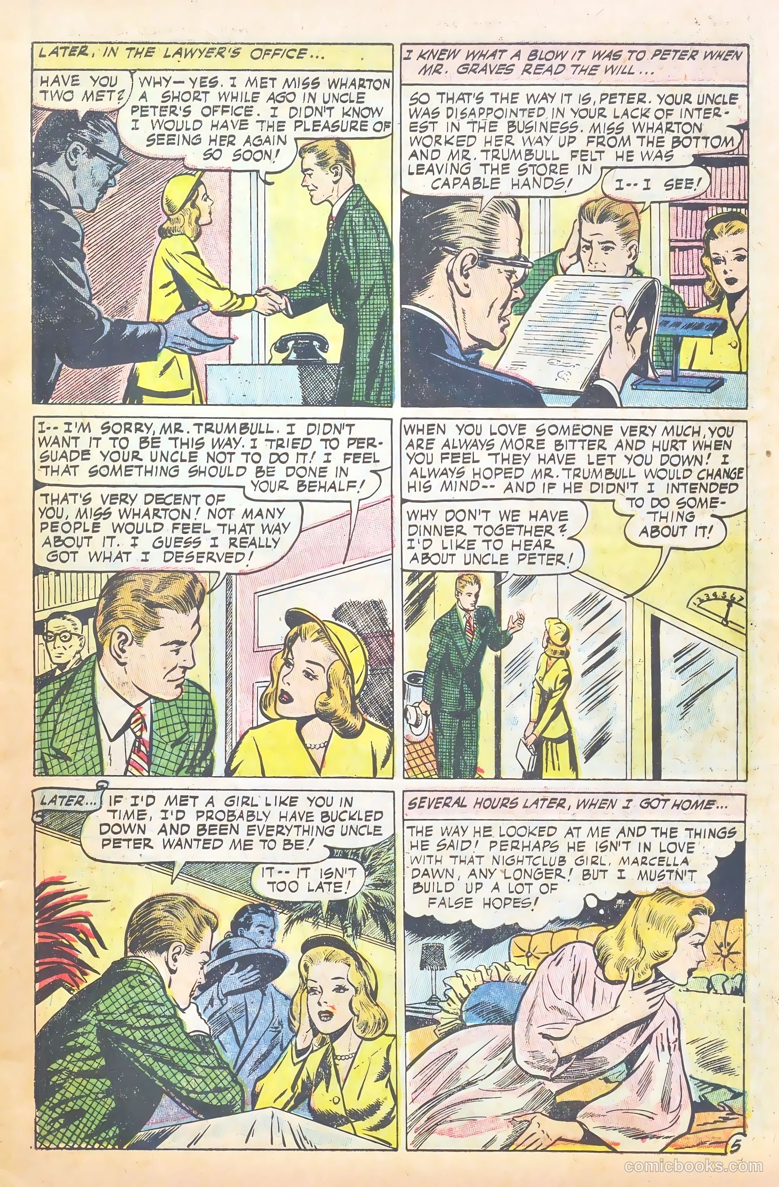 Glamorous Romances #86 (1956) — page 7 of 37