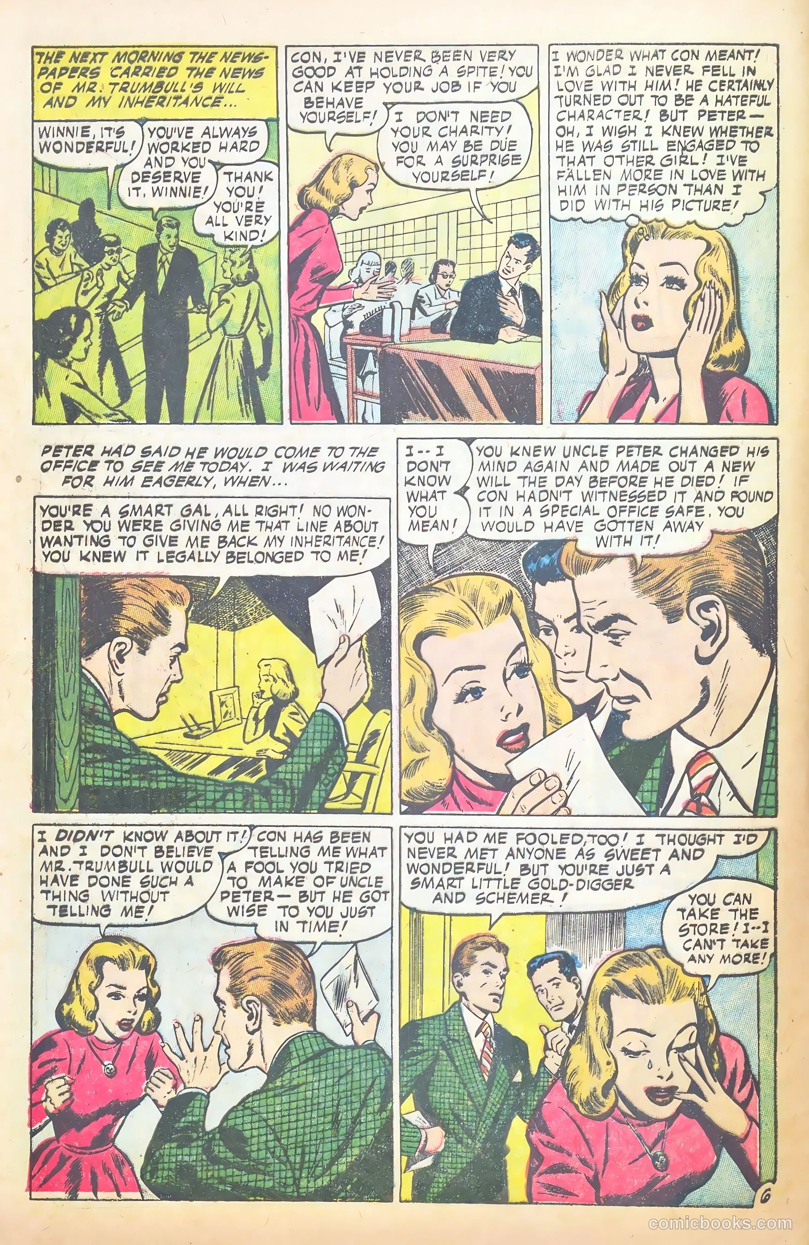 Glamorous Romances #86 (1956) — page 8 of 37