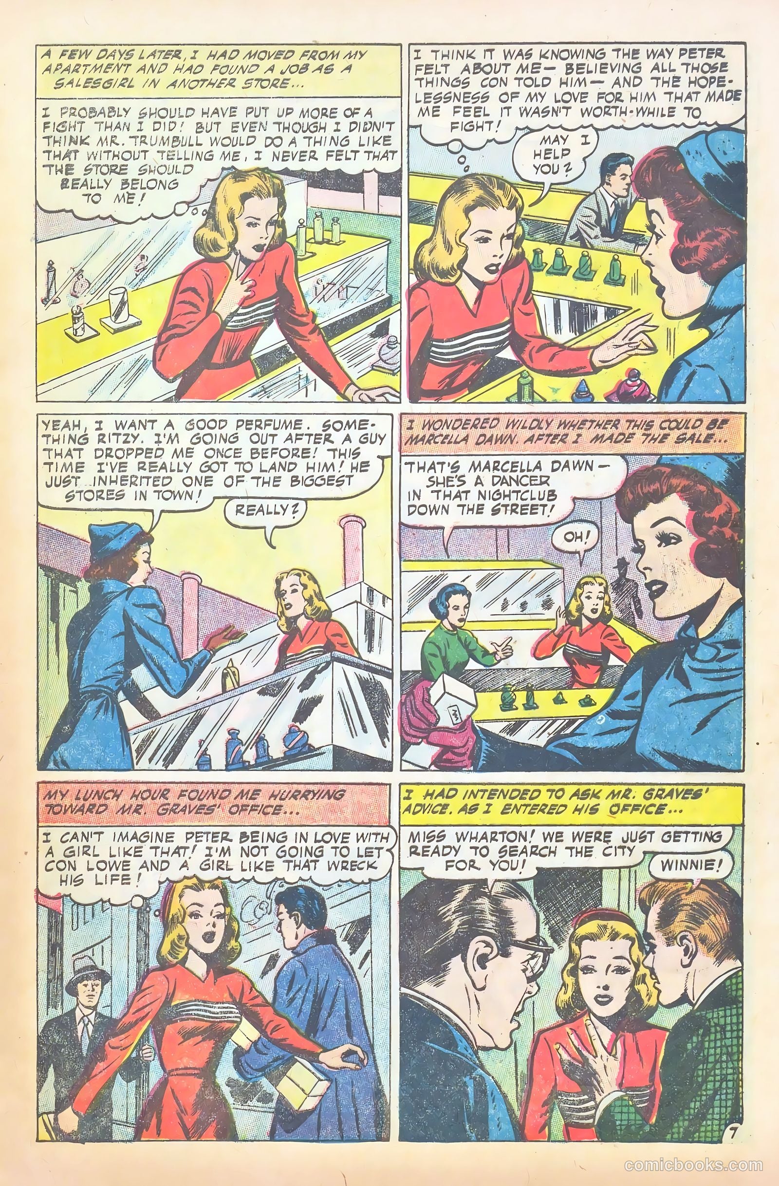 Glamorous Romances #86 (1956) — page 9 of 37