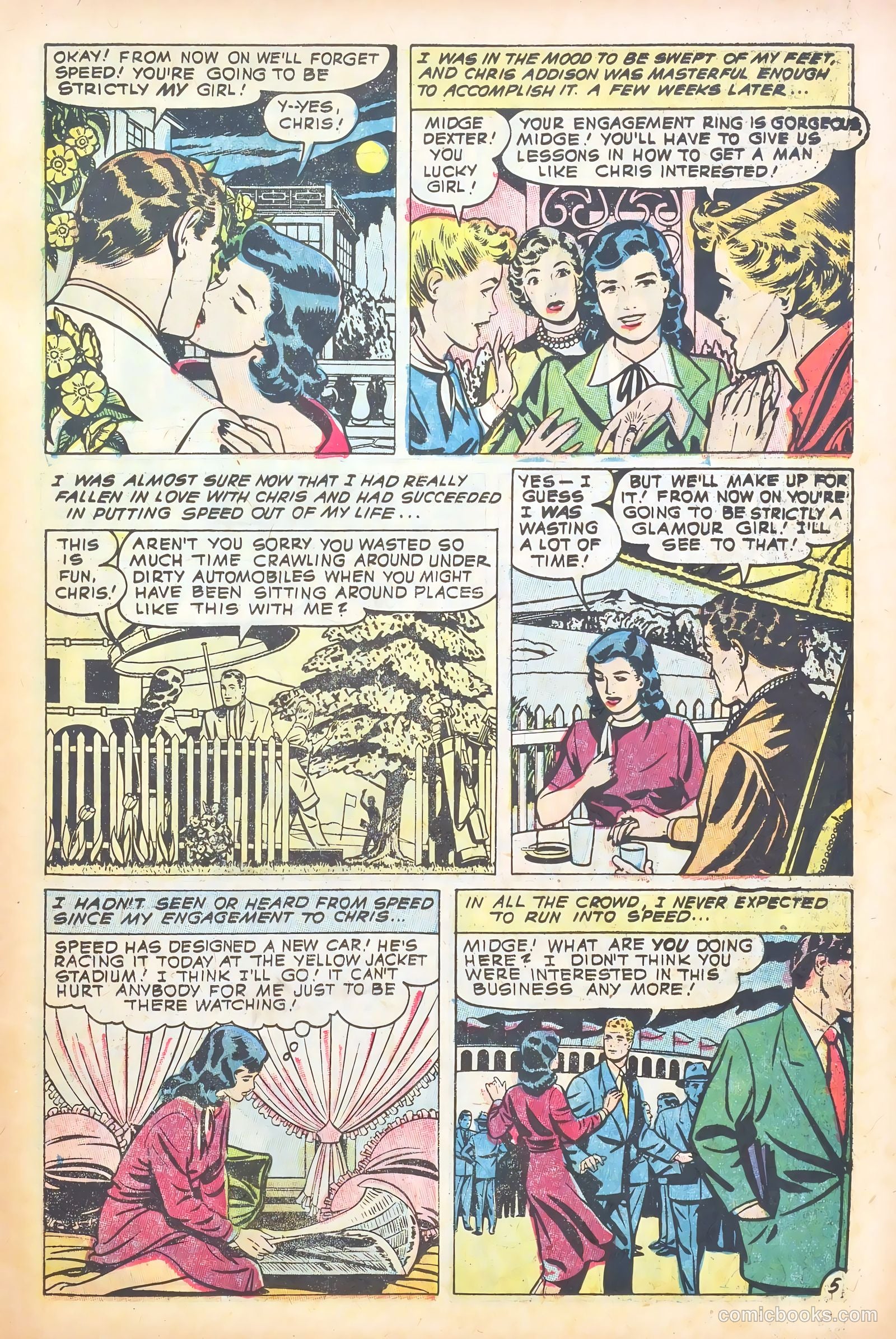 Glamorous Romances #86 (1956) — page 15 of 37