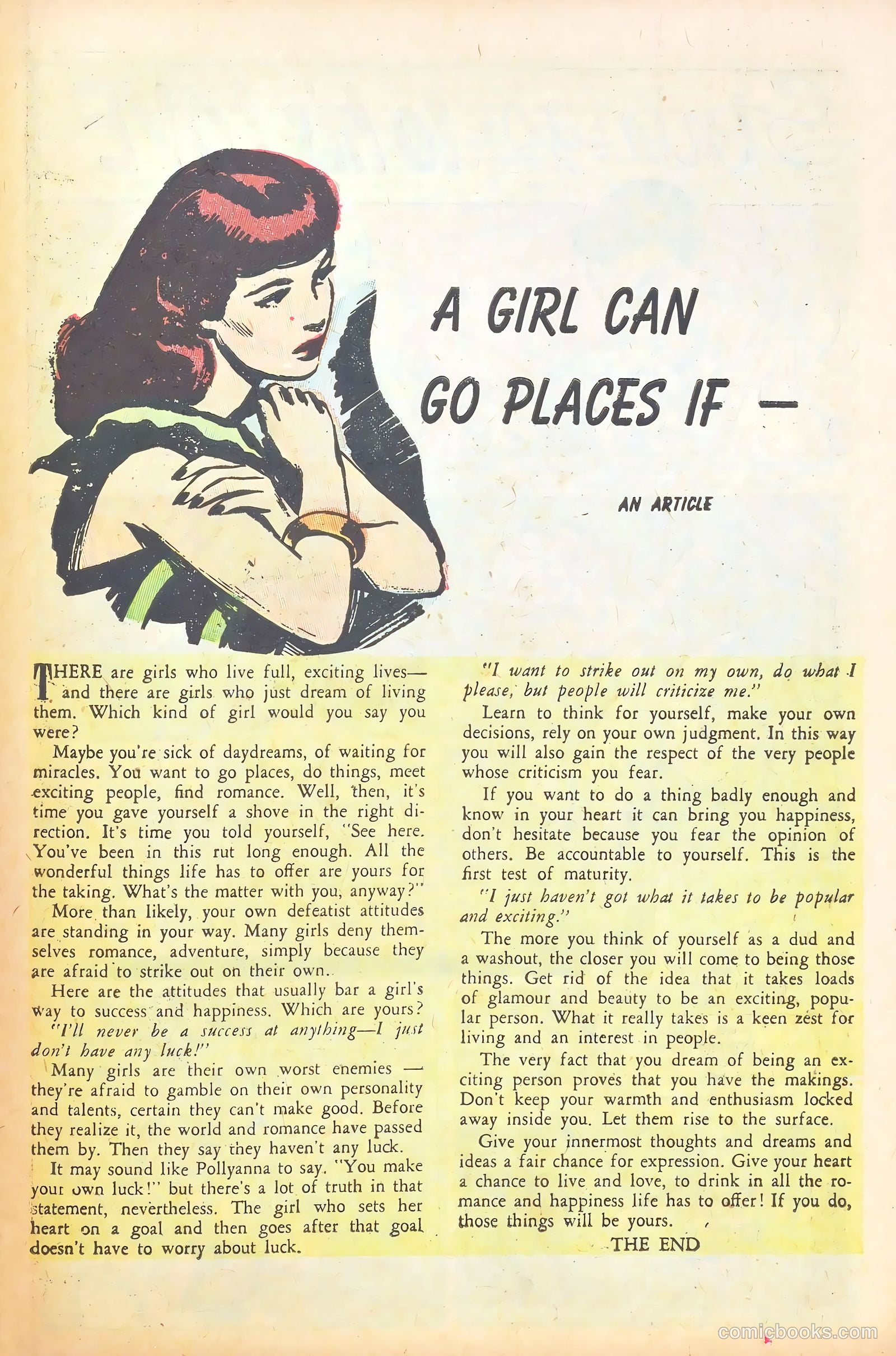 Glamorous Romances #86 (1956) — page 27 of 37