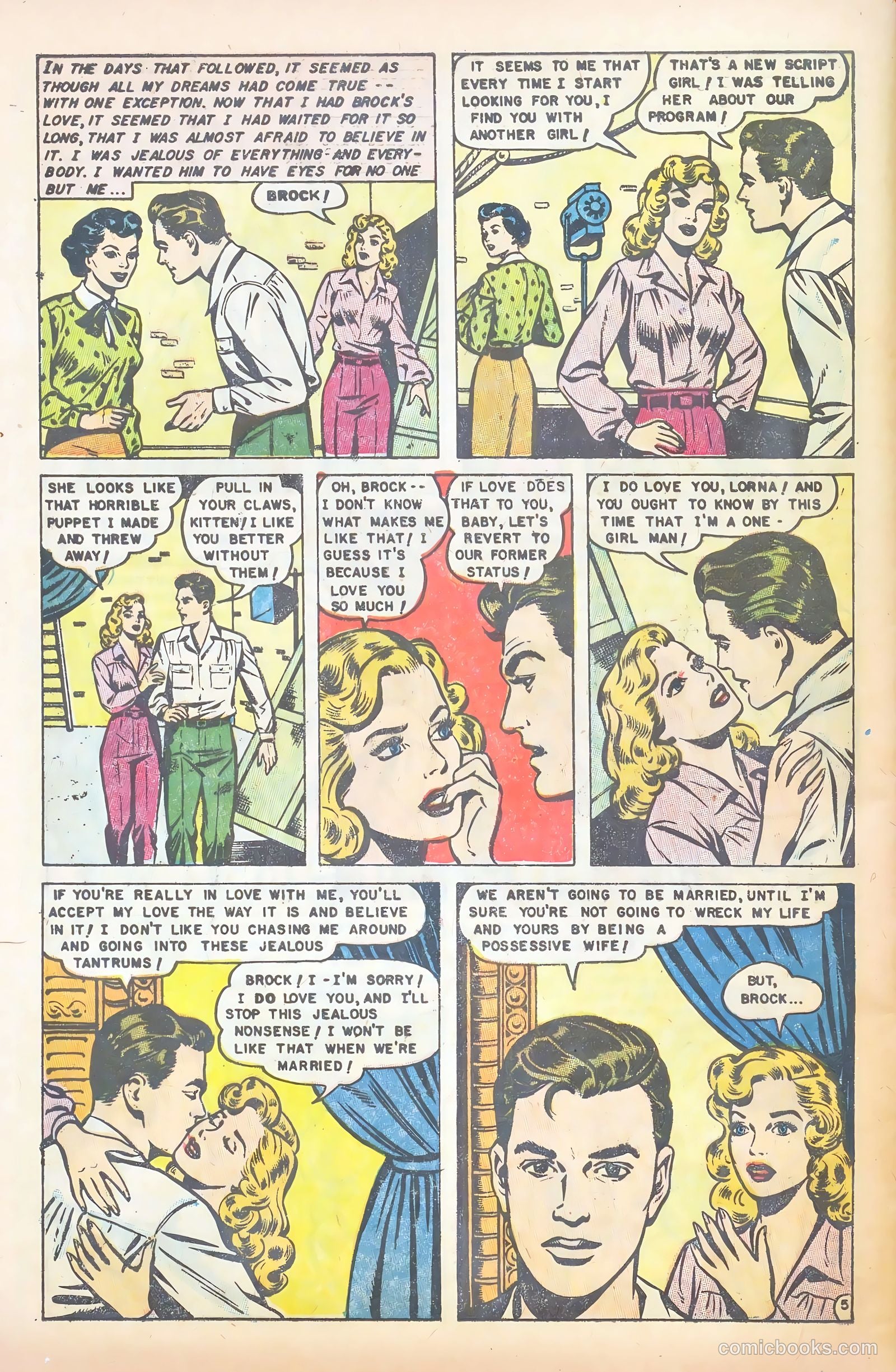 Glamorous Romances #86 (1956) — page 32 of 37