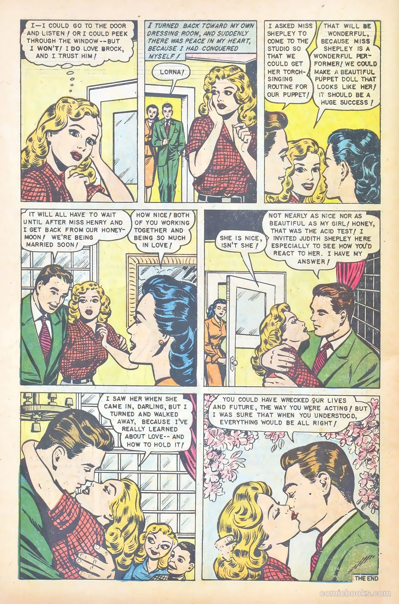 Glamorous Romances #86 (1956) — page 34 of 37
