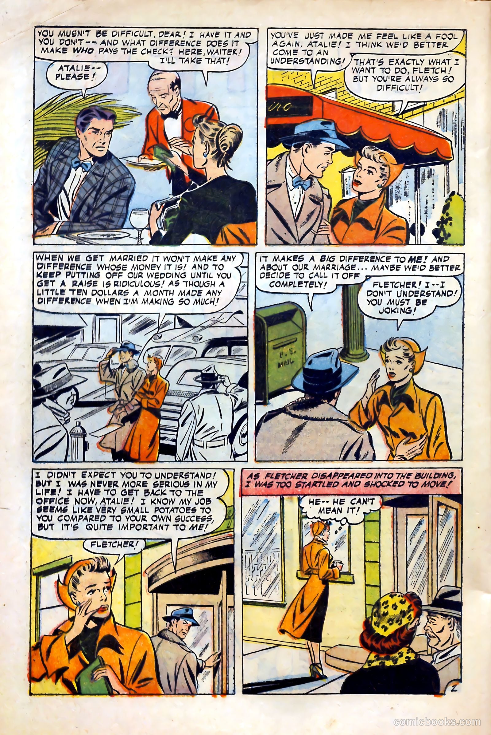 Glamorous Romances #87 (1956) — page 4 of 36