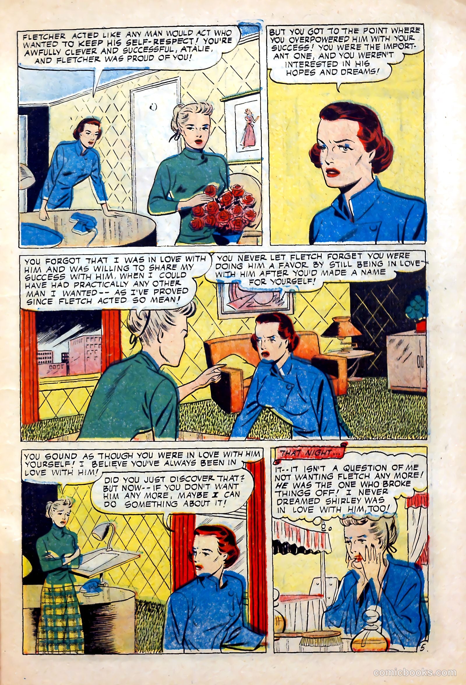 Glamorous Romances #87 (1956) — page 7 of 36