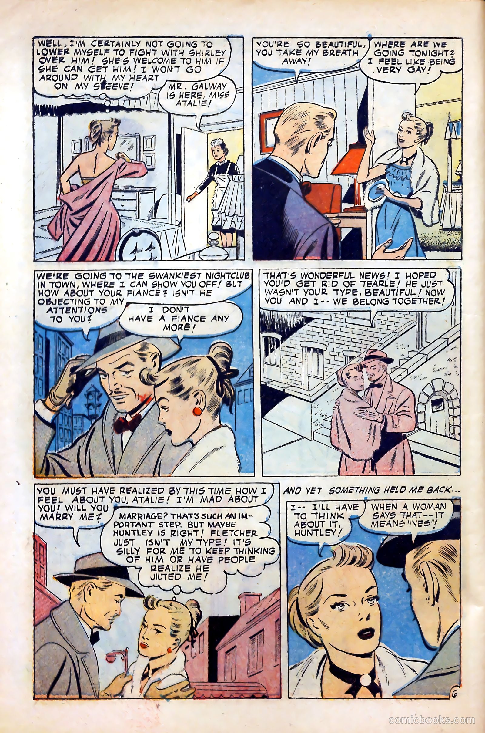 Glamorous Romances #87 (1956) — page 8 of 36