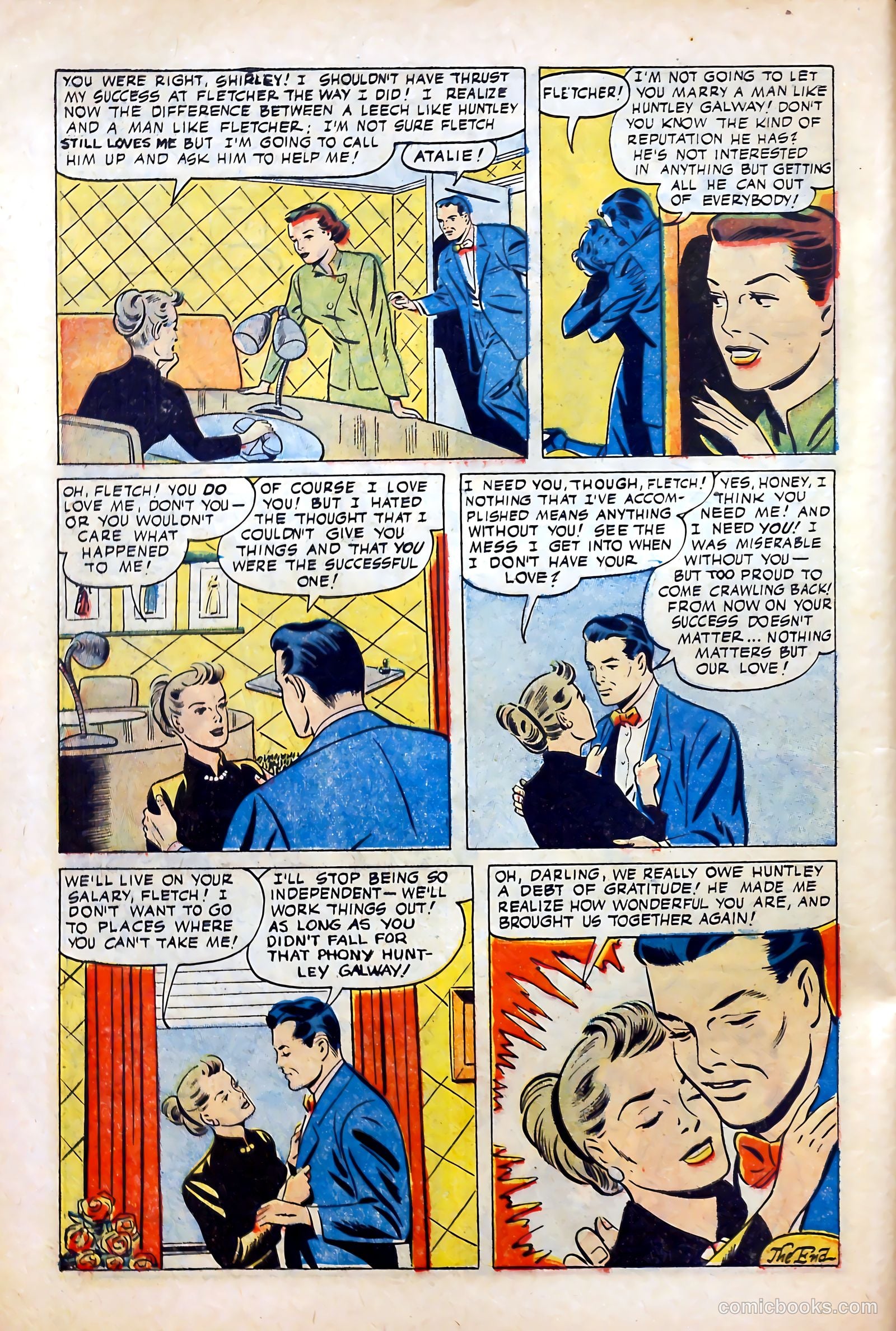 Glamorous Romances #87 (1956) — page 10 of 36