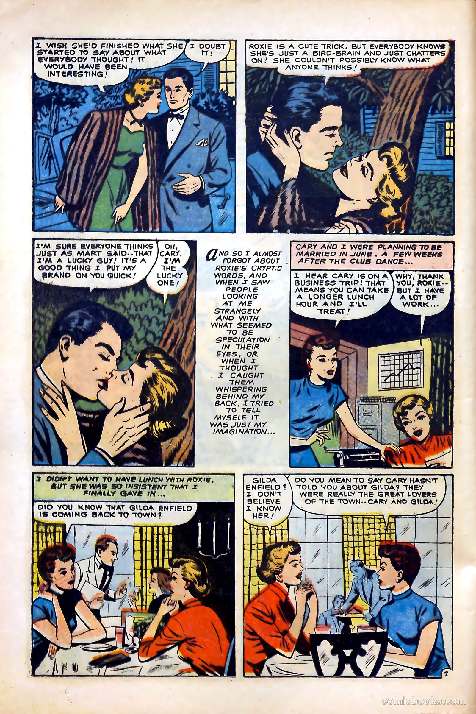 Glamorous Romances #87 (1956) — page 12 of 36