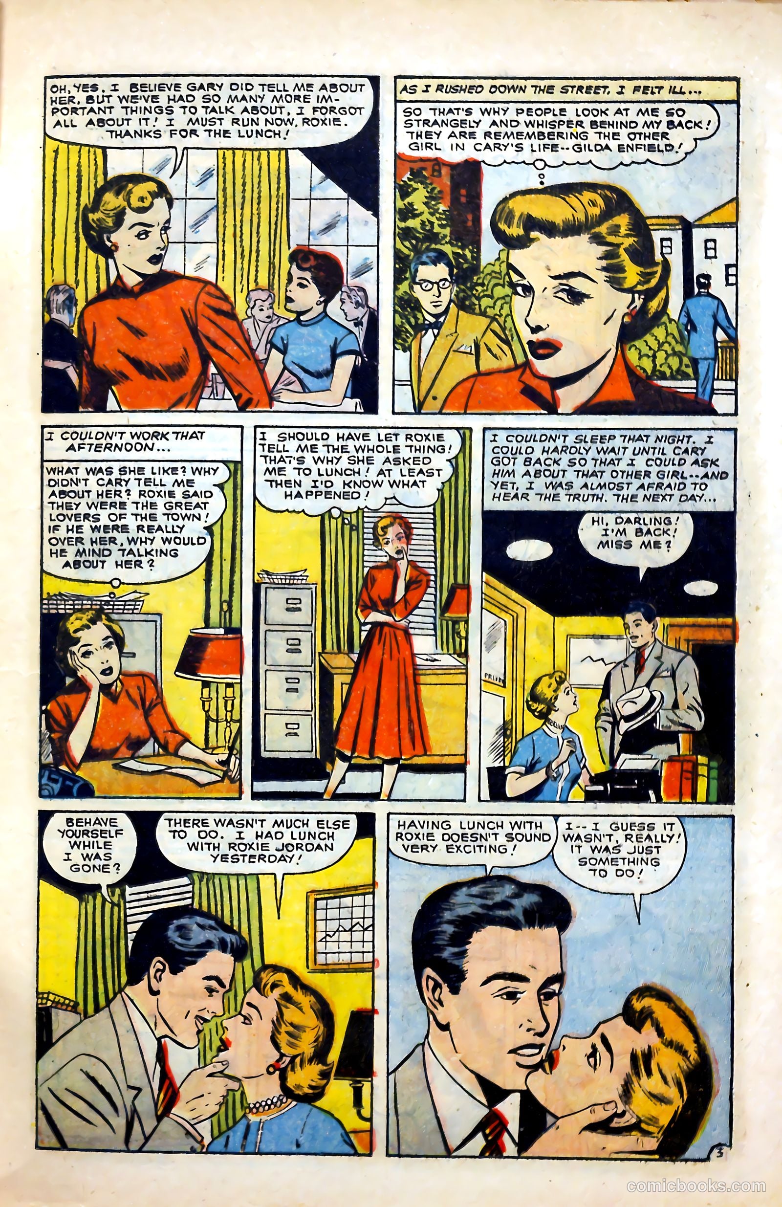 Glamorous Romances #87 (1956) — page 13 of 36