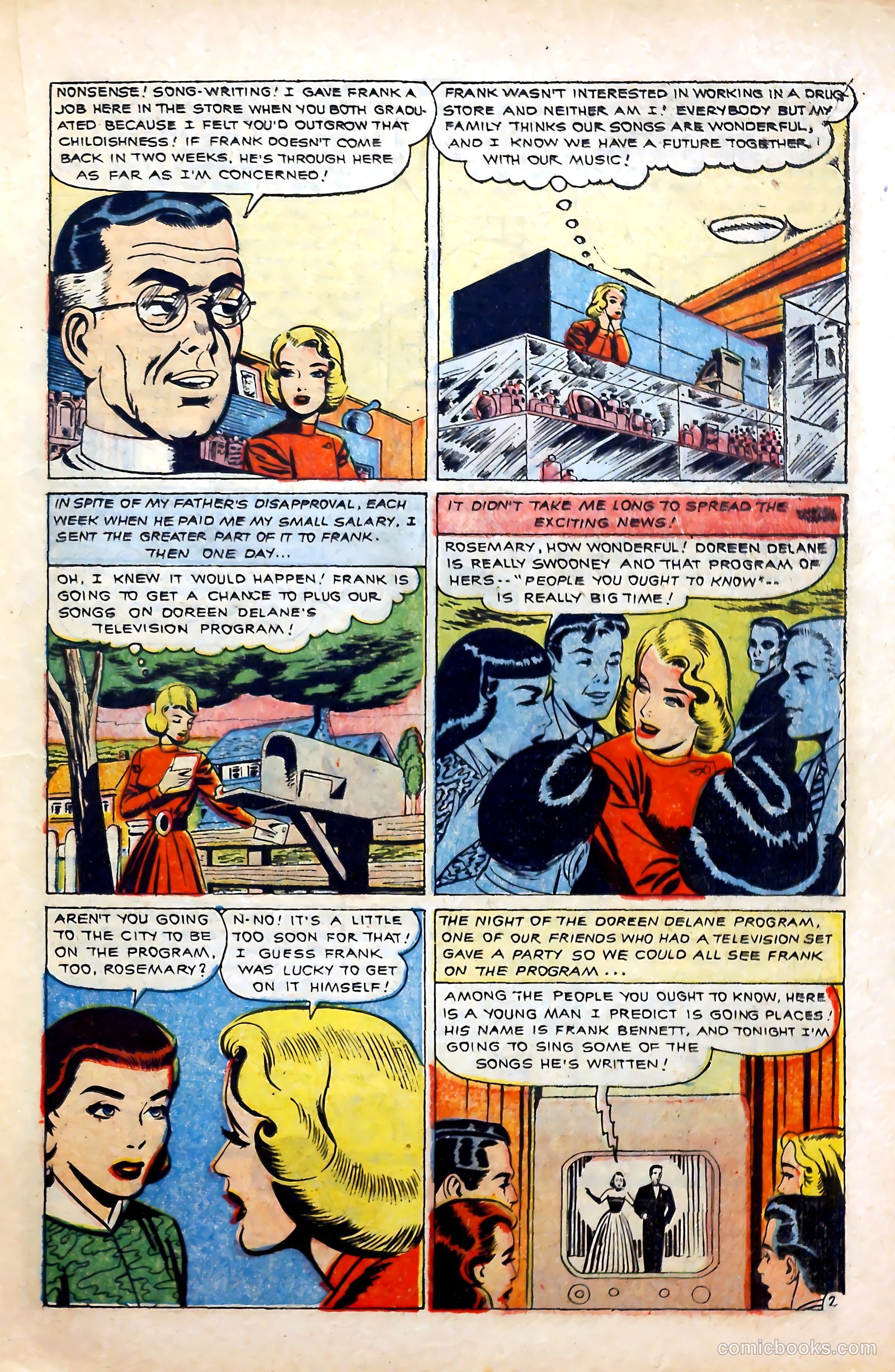 Glamorous Romances #87 (1956) — page 19 of 36