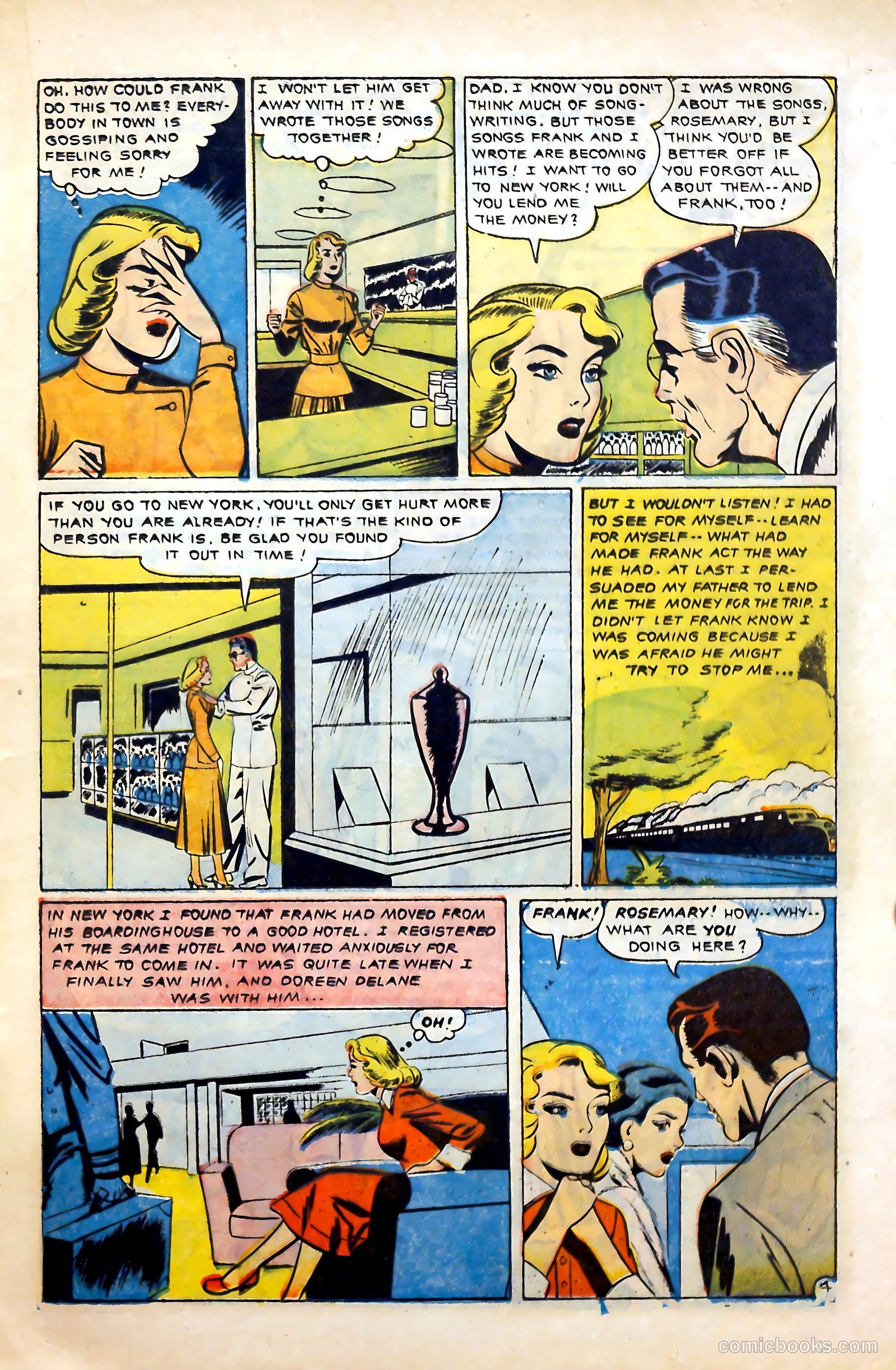 Glamorous Romances #87 (1956) — page 21 of 36