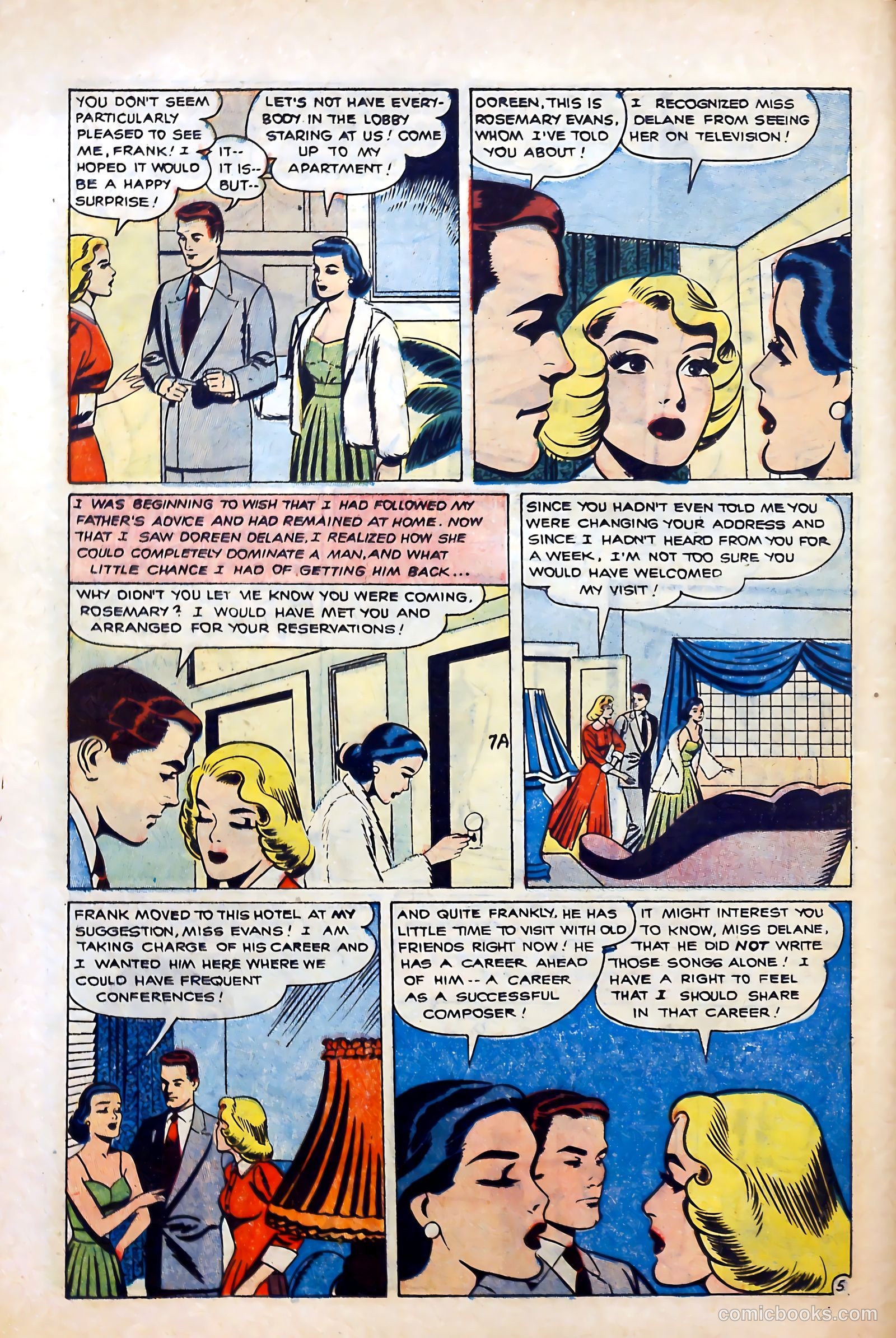 Glamorous Romances #87 (1956) — page 22 of 36