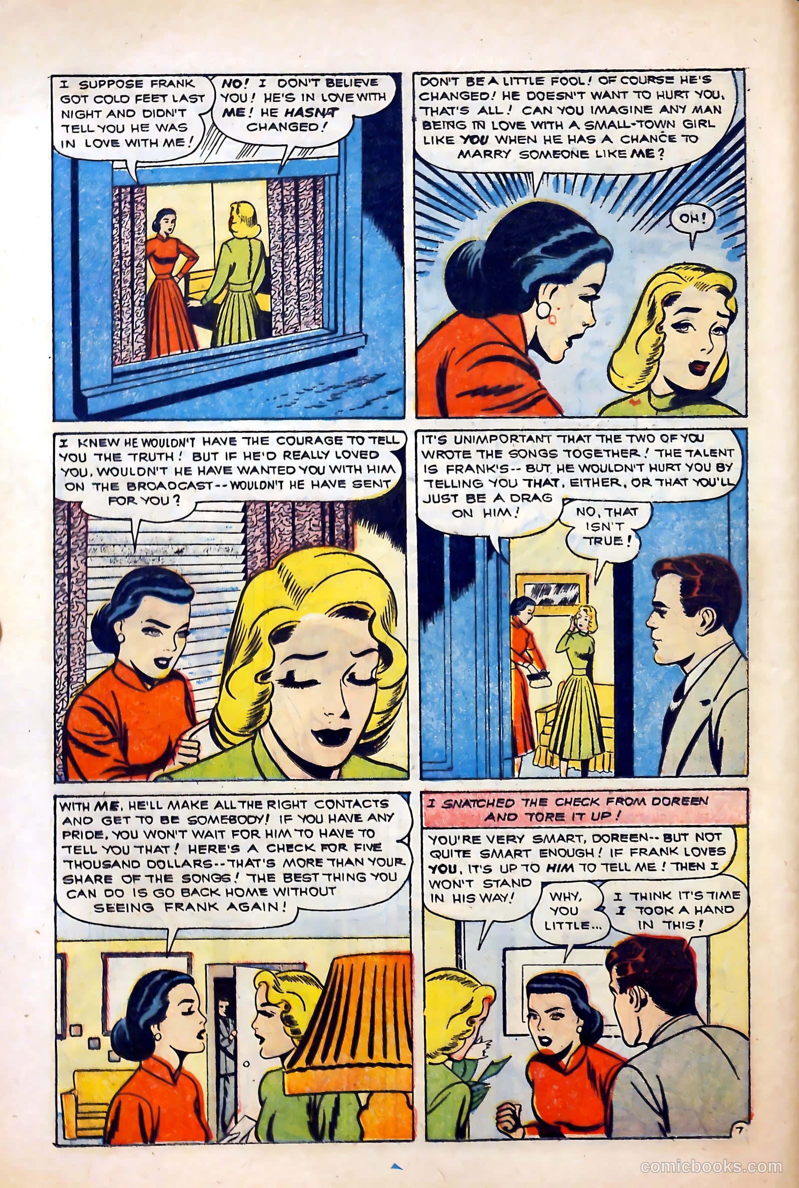 Glamorous Romances #87 (1956) — page 24 of 36