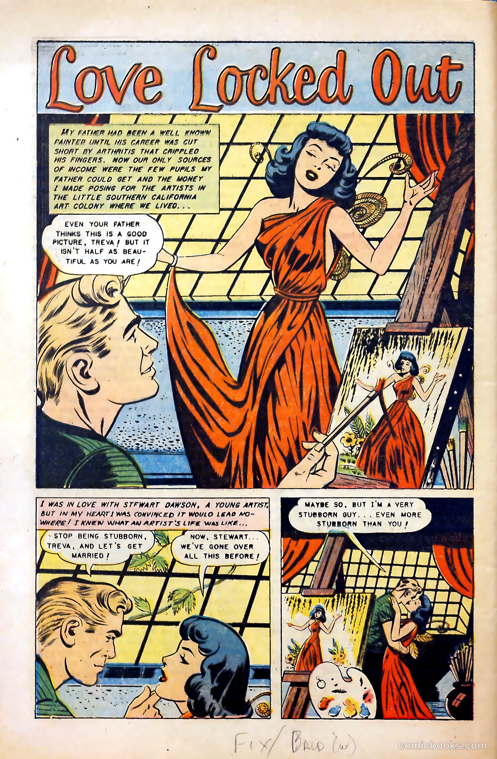 Glamorous Romances #87 (1956) — page 28 of 36
