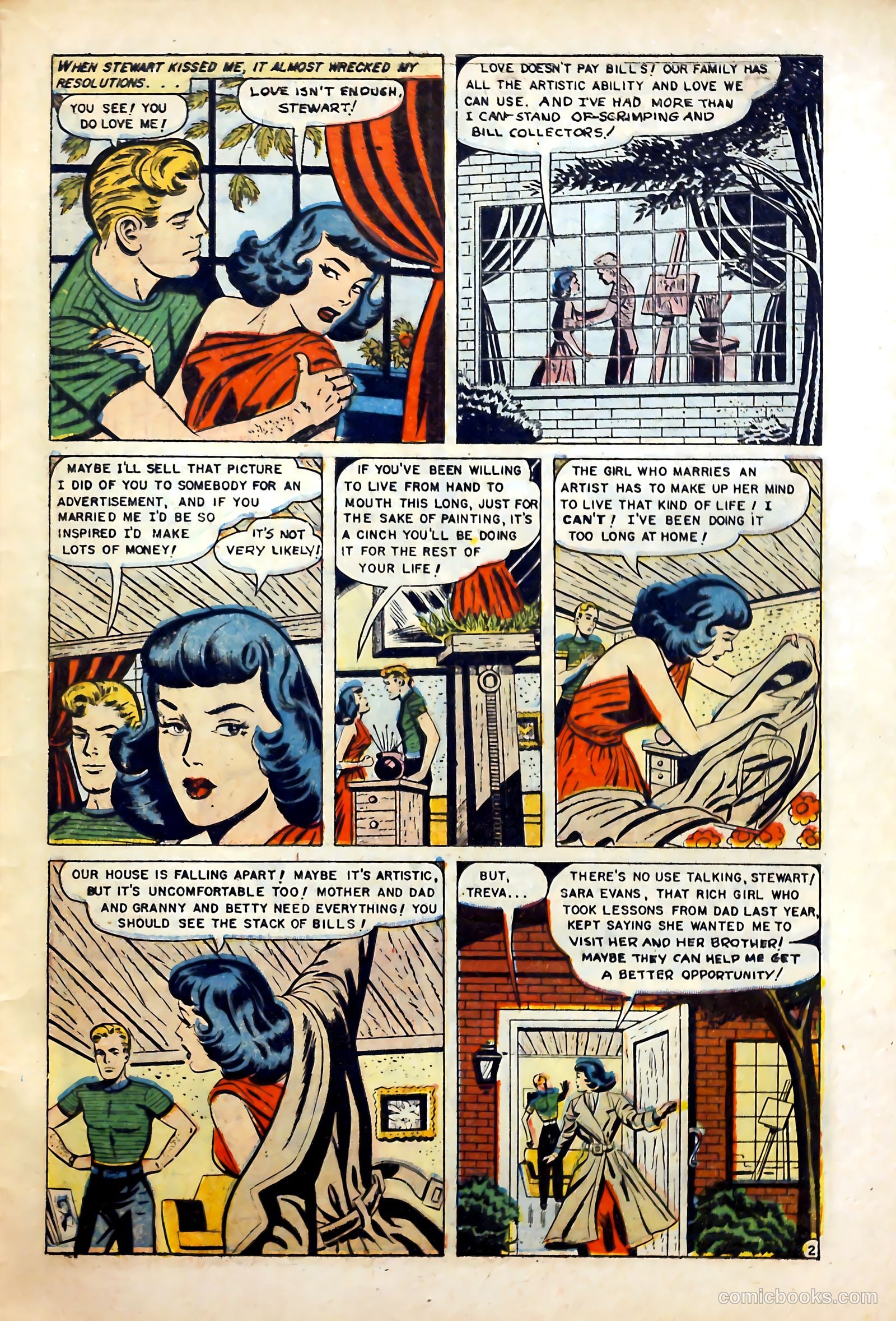 Glamorous Romances #87 (1956) — page 29 of 36