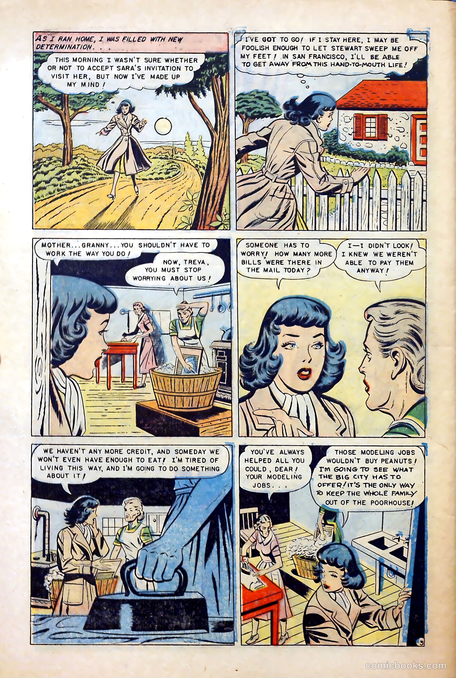 Glamorous Romances #87 (1956) — page 30 of 36