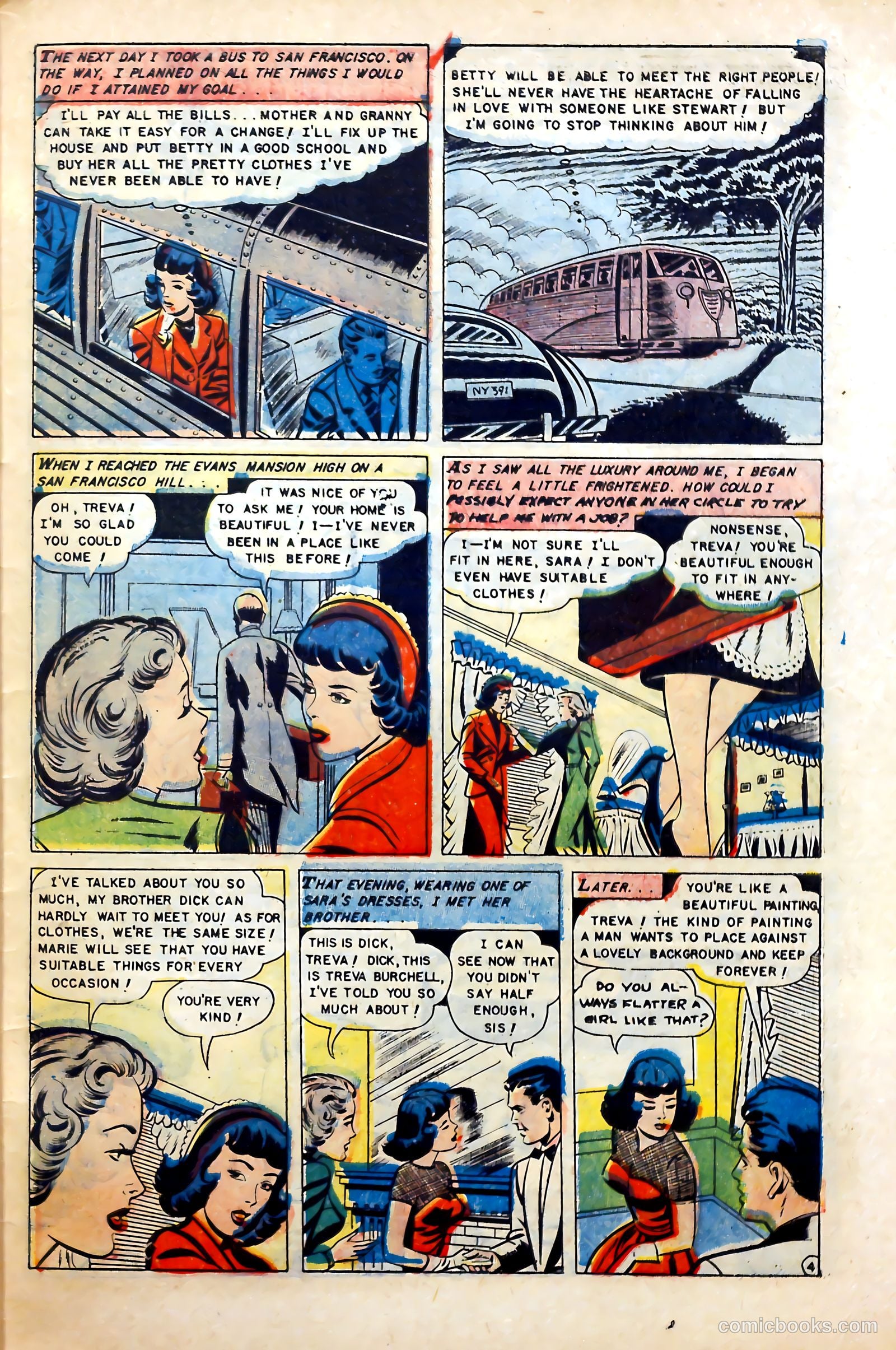 Glamorous Romances #87 (1956) — page 31 of 36