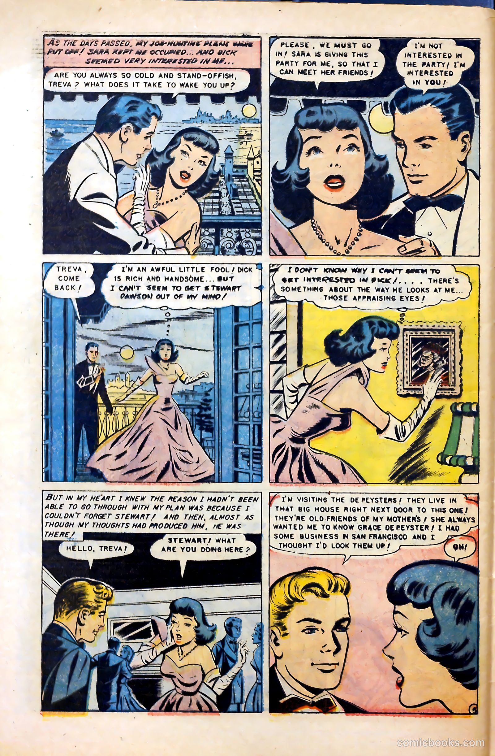 Glamorous Romances #87 (1956) — page 32 of 36