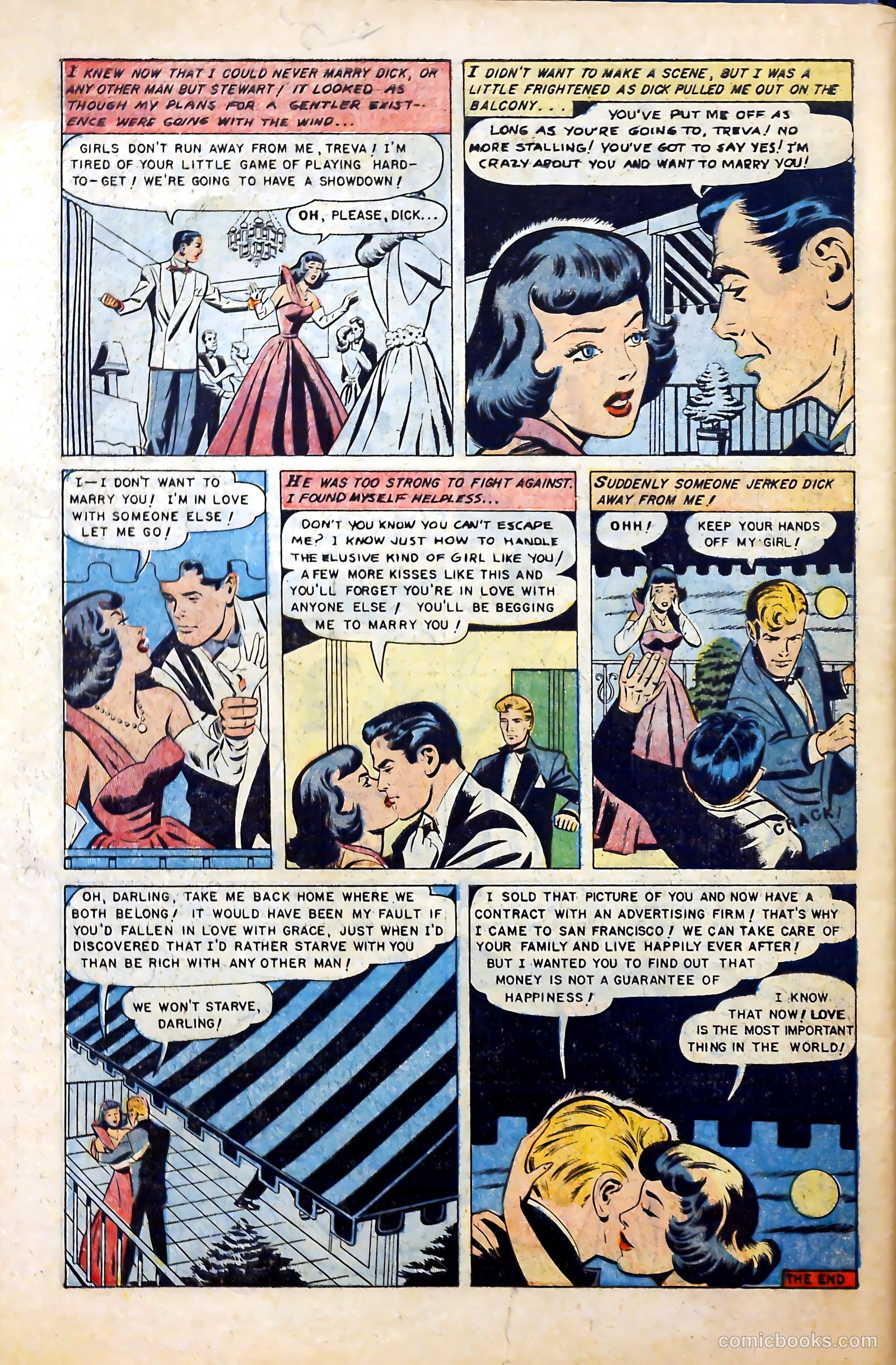 Glamorous Romances #87 (1956) — page 34 of 36