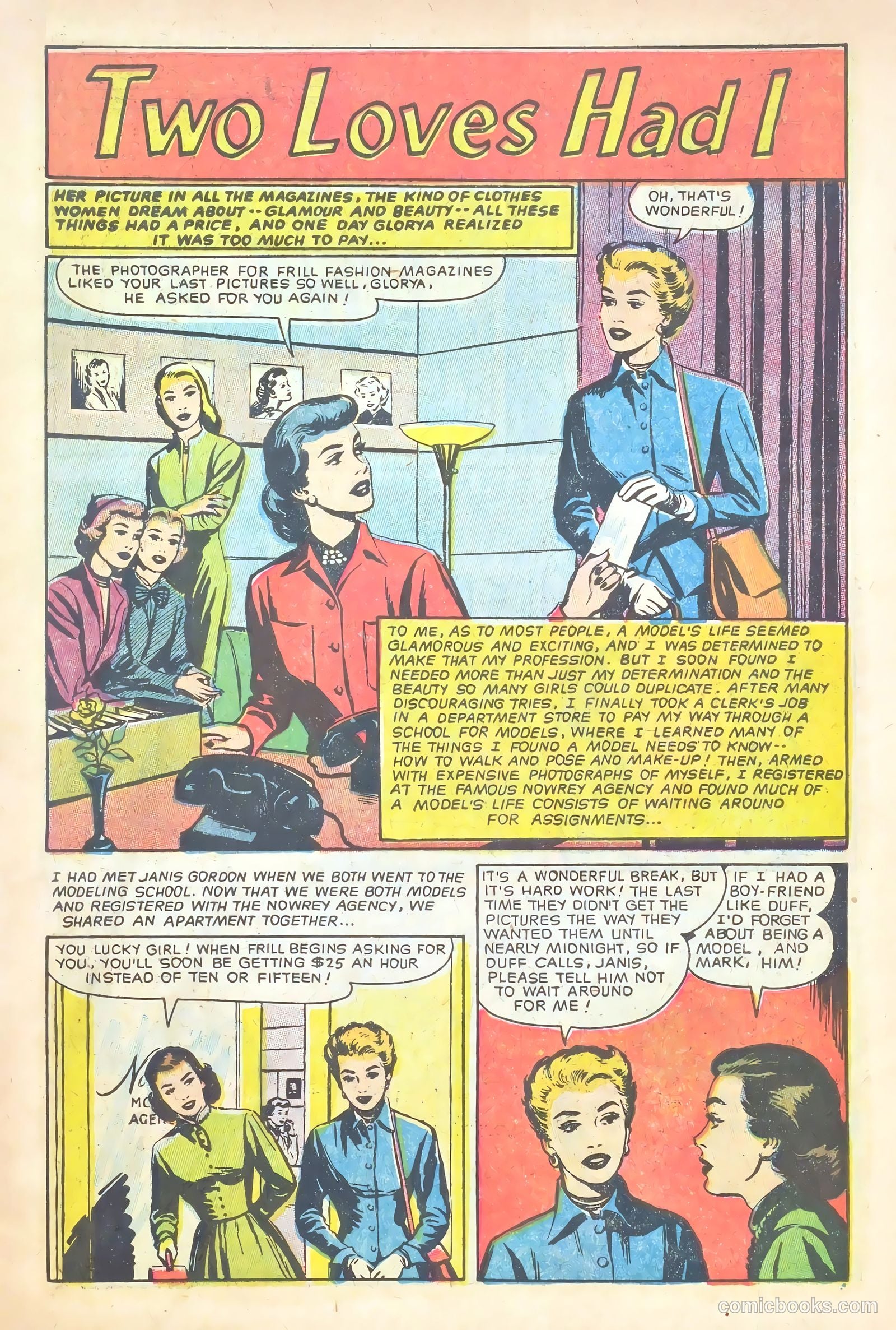 Glamorous Romances #88 (1956) — page 3 of 37