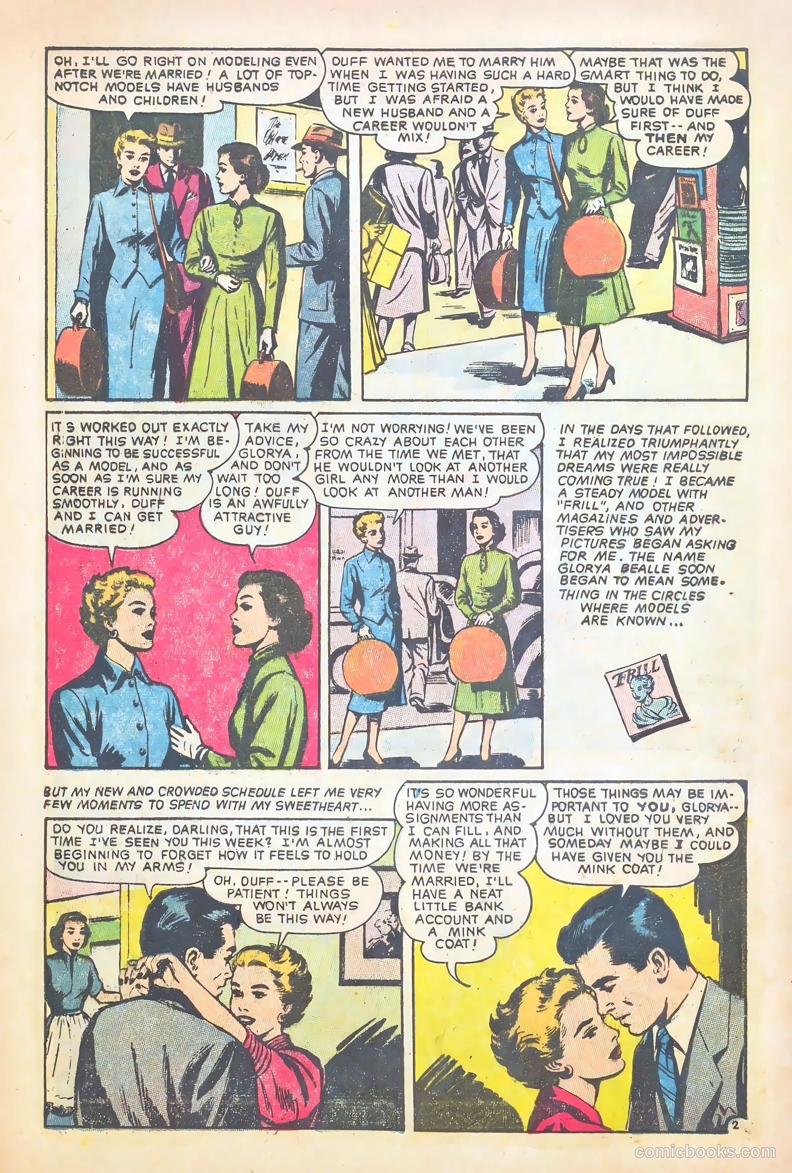 Glamorous Romances #88 (1956) — page 4 of 37