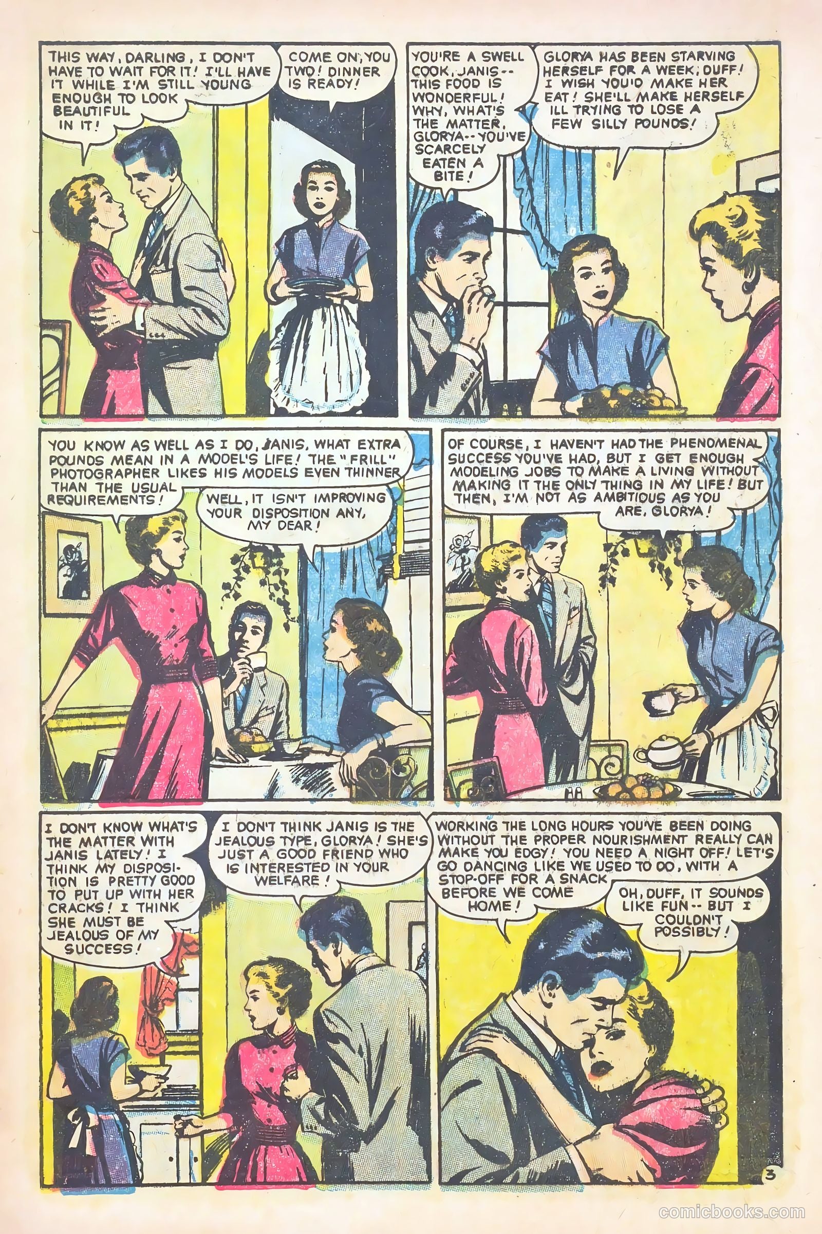 Glamorous Romances #88 (1956) — page 5 of 37