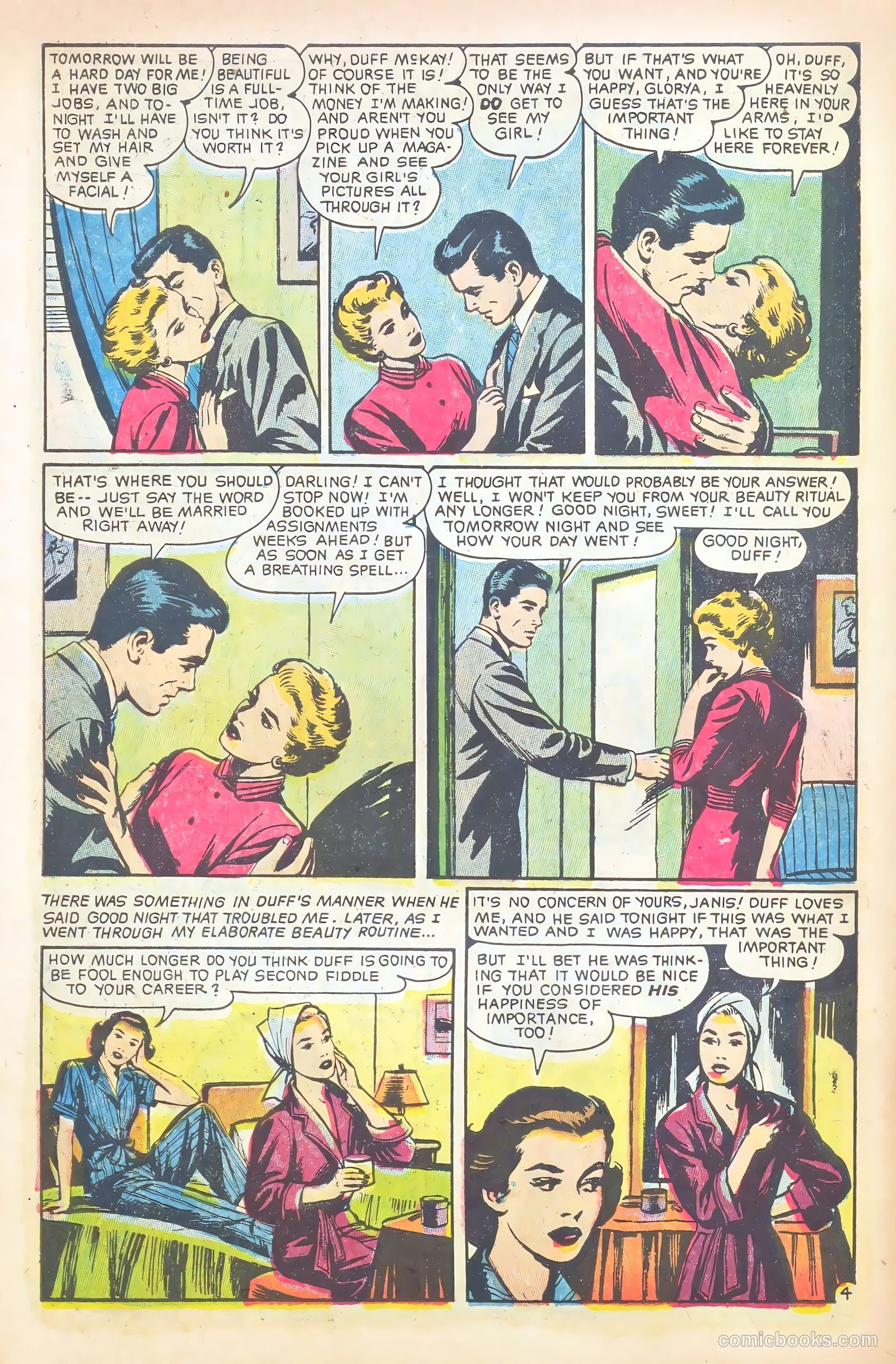 Glamorous Romances #88 (1956) — page 6 of 37