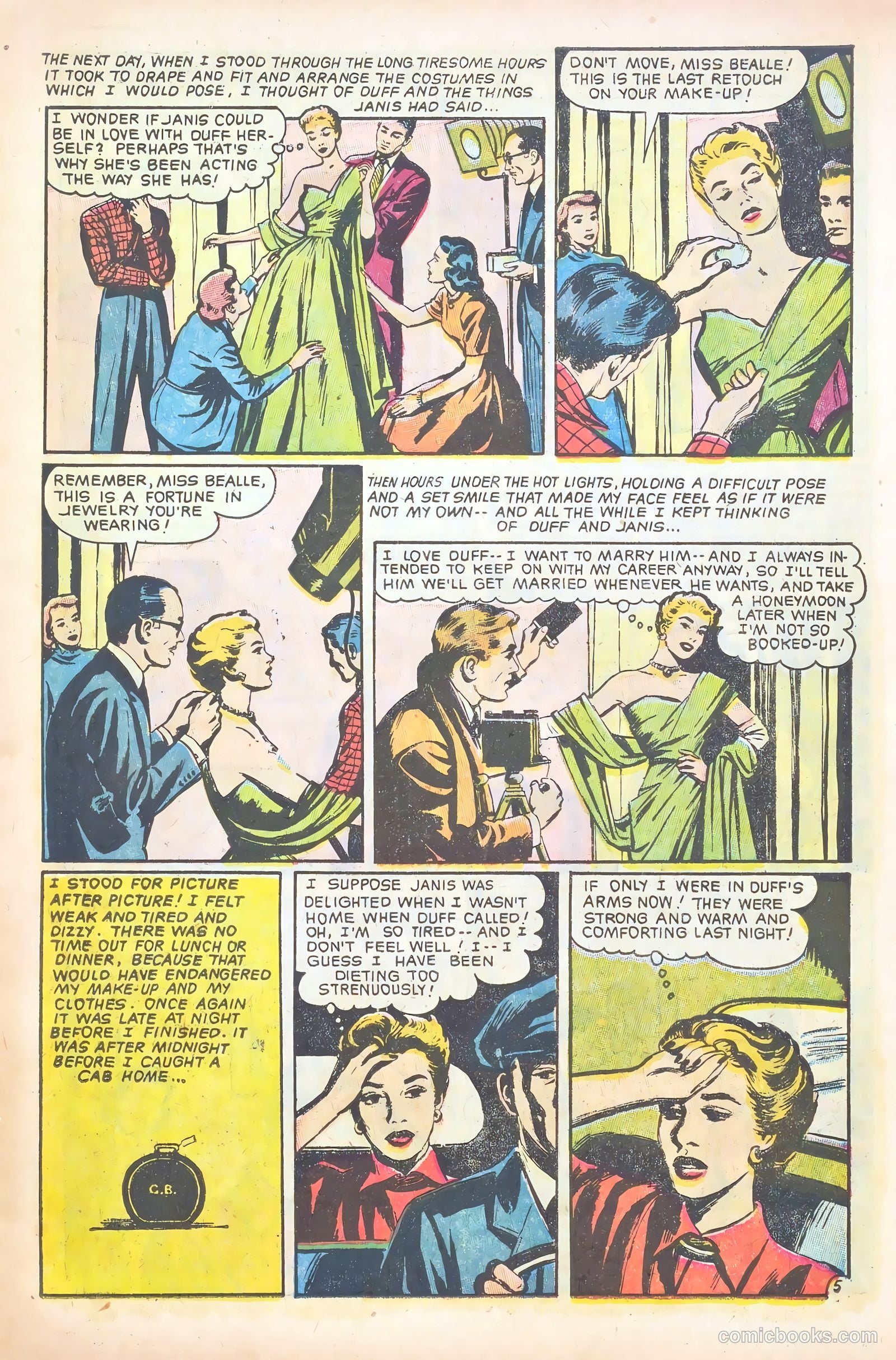 Glamorous Romances #88 (1956) — page 7 of 37