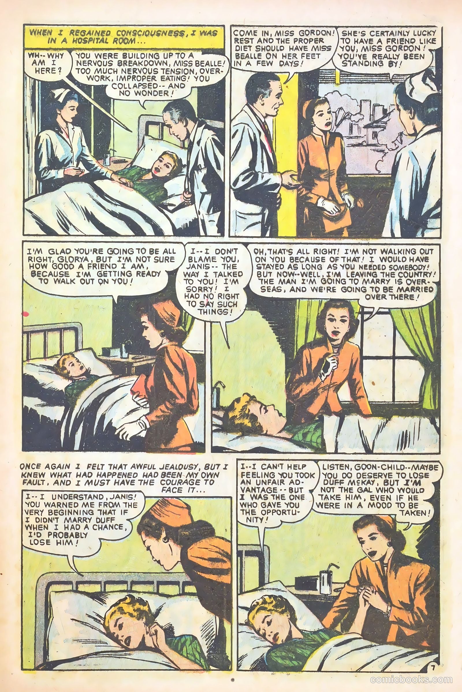 Glamorous Romances #88 (1956) — page 9 of 37