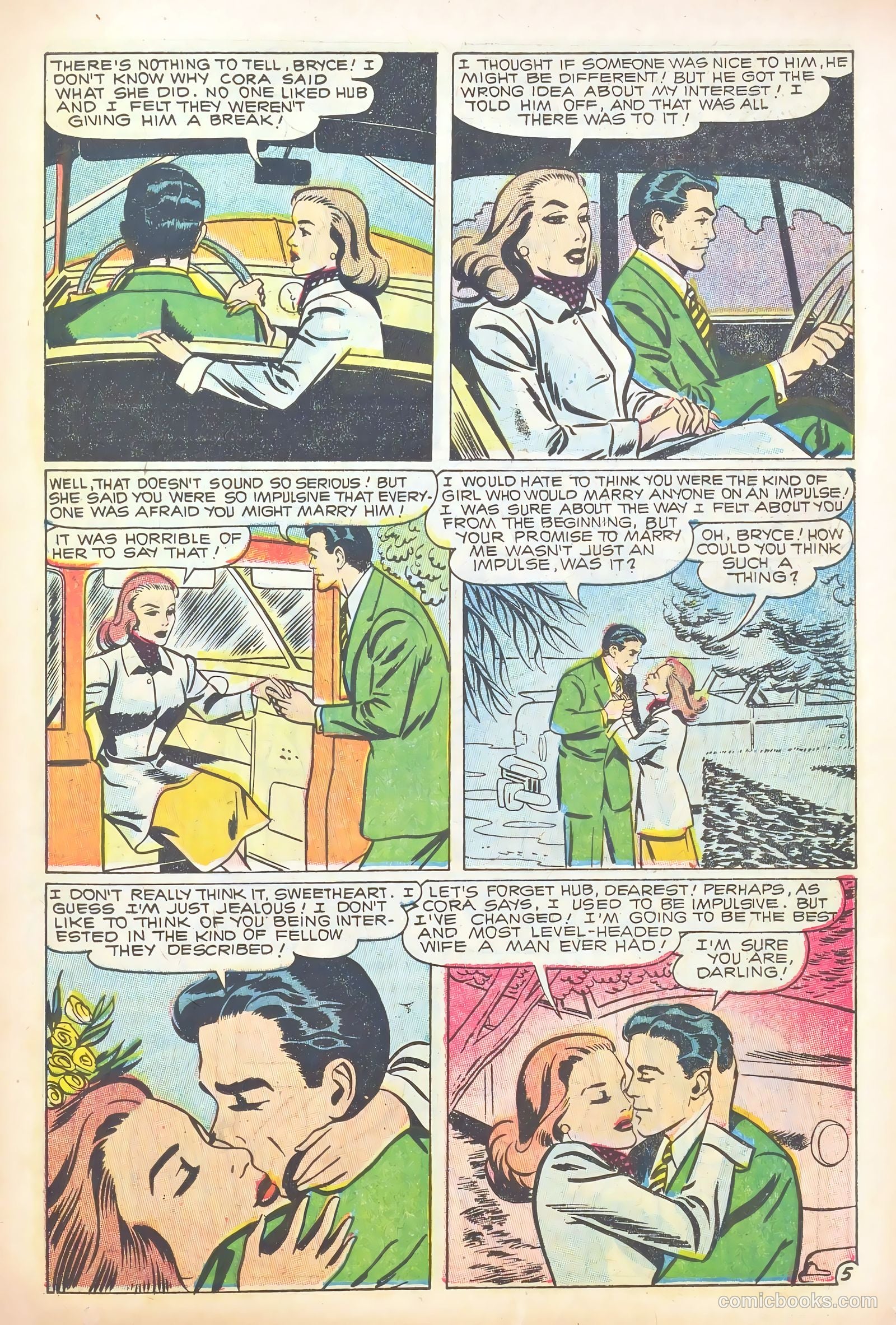 Glamorous Romances #88 (1956) — page 15 of 37