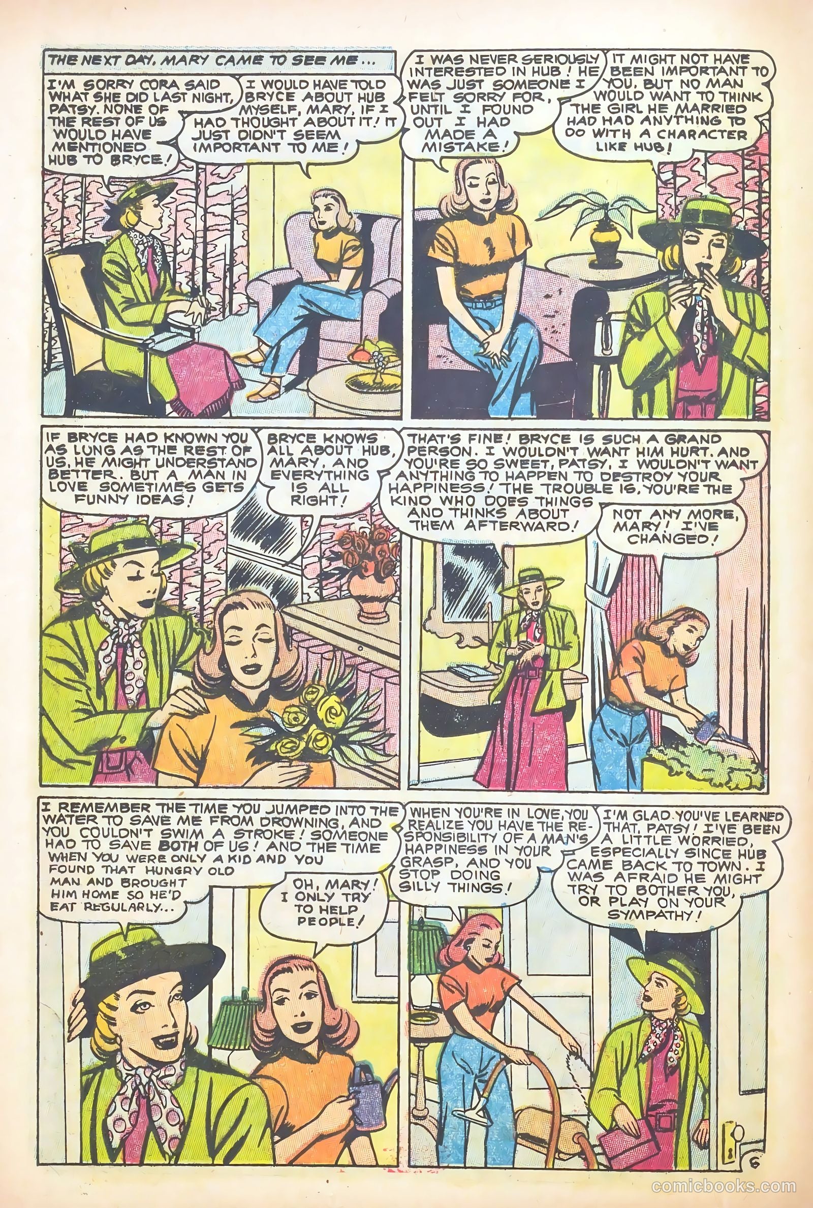 Glamorous Romances #88 (1956) — page 16 of 37