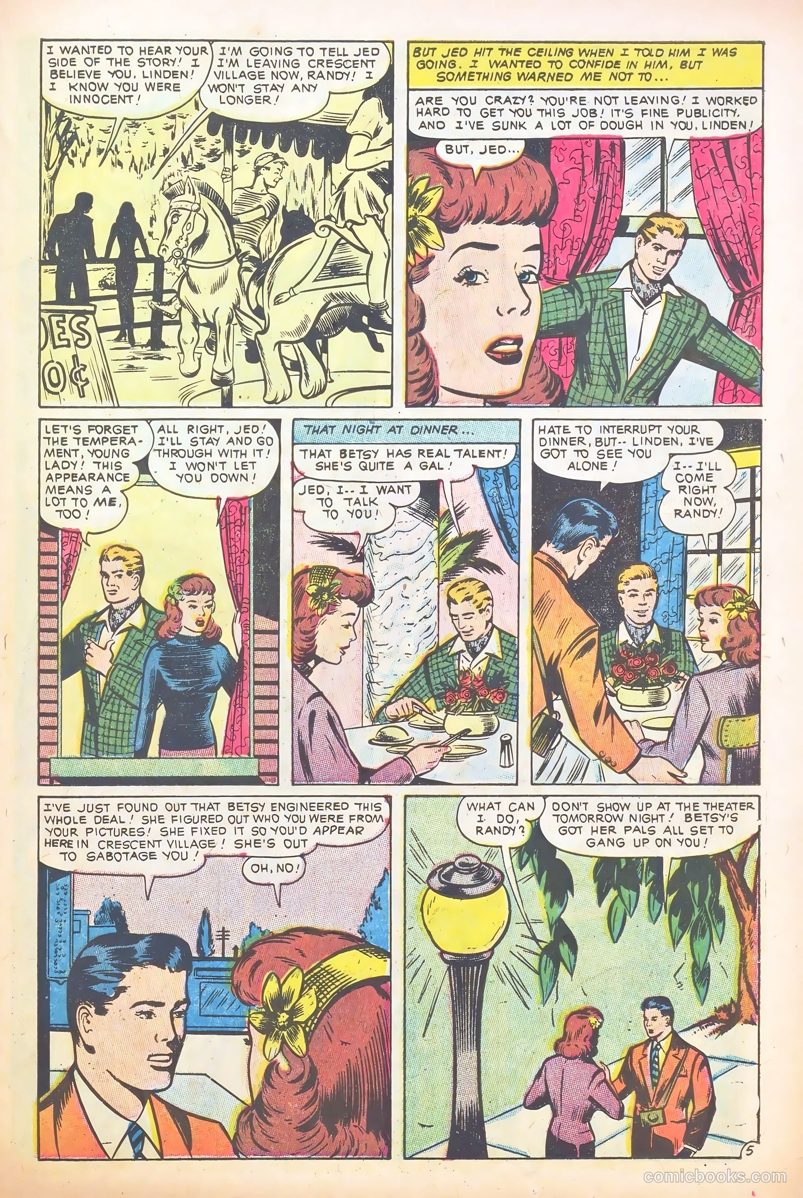 Glamorous Romances #88 (1956) — page 23 of 37