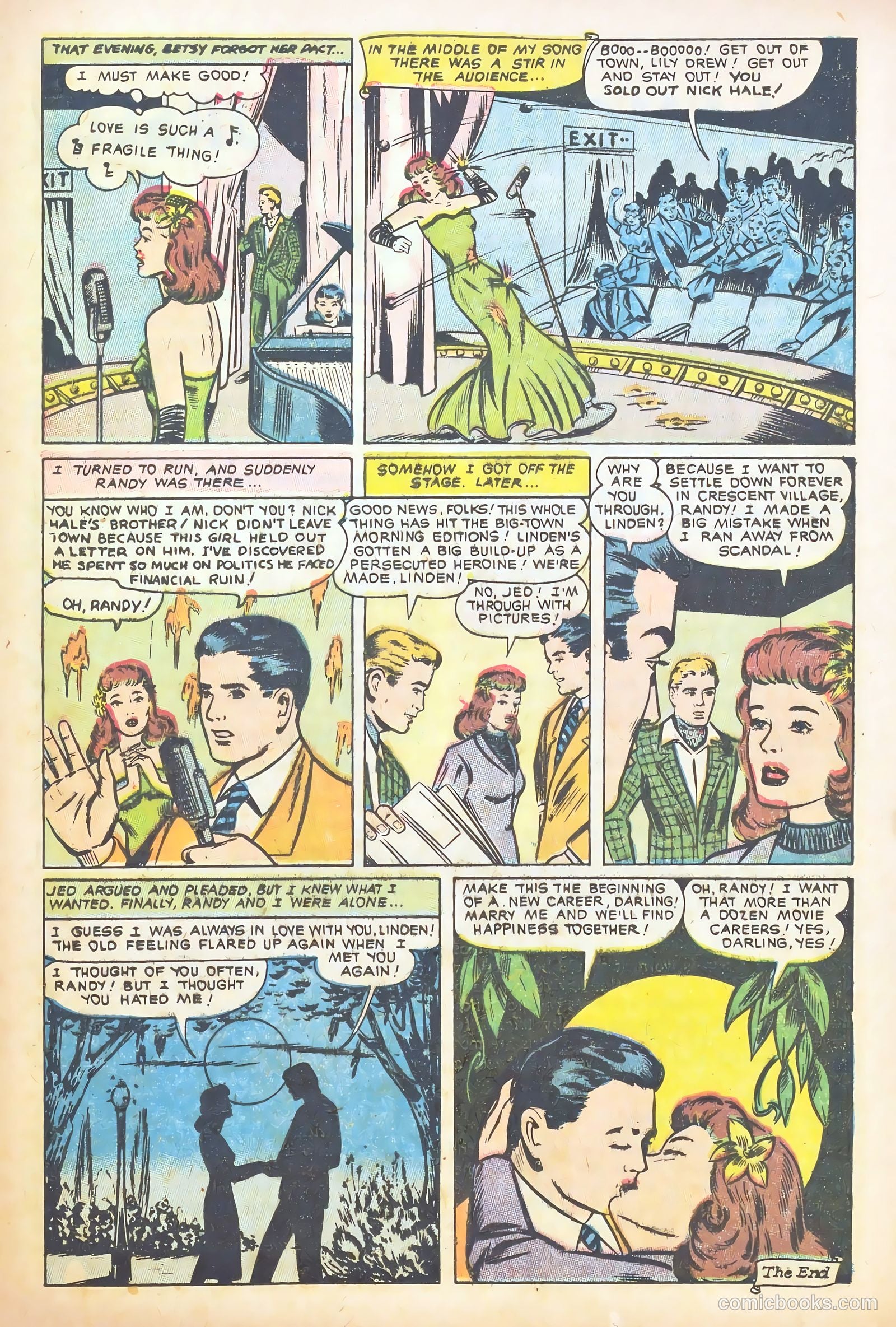Glamorous Romances #88 (1956) — page 25 of 37