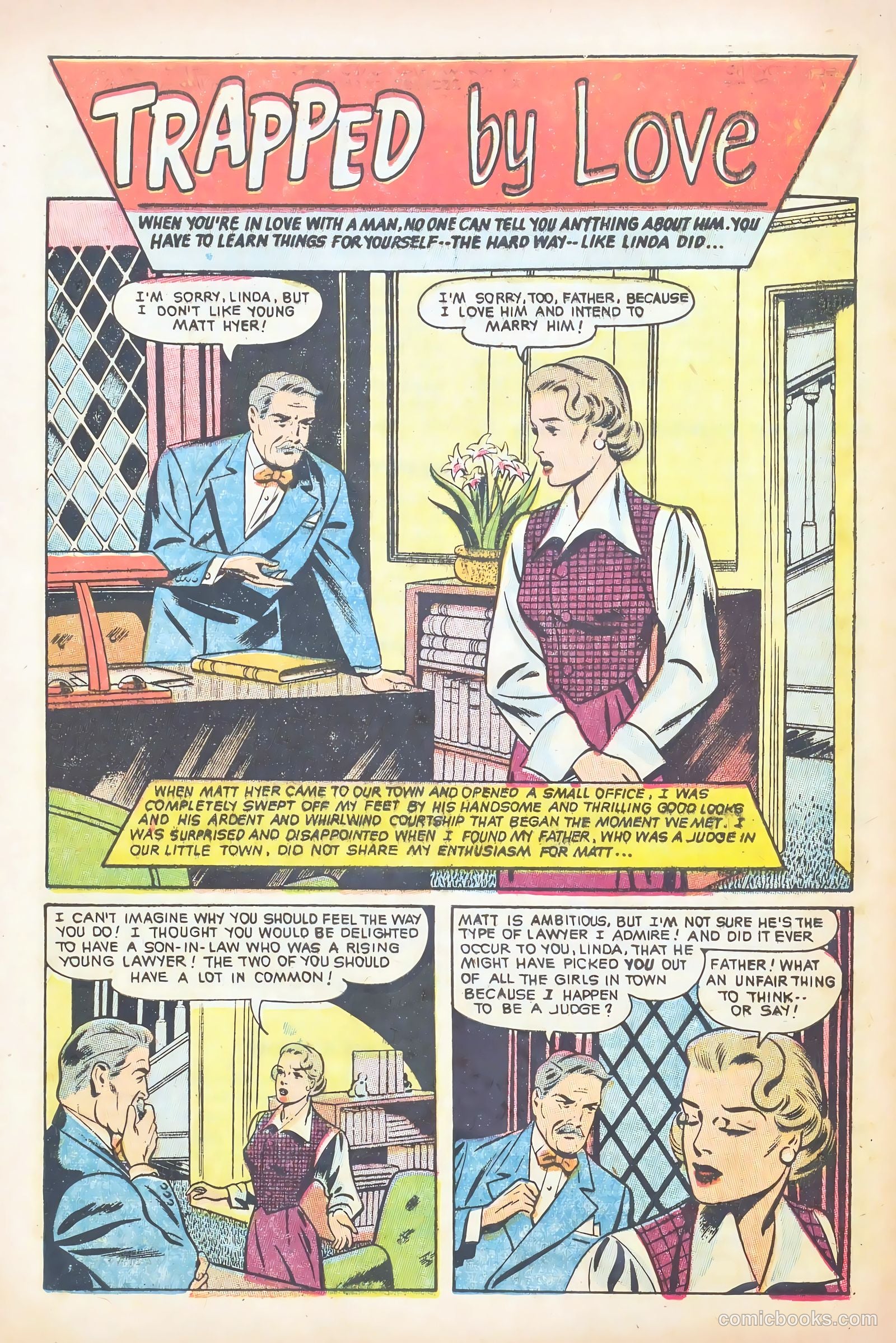 Glamorous Romances #88 (1956) — page 28 of 37