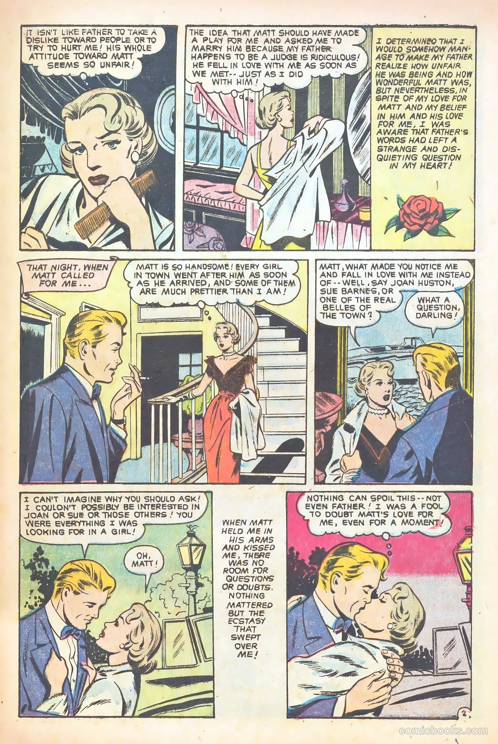 Glamorous Romances #88 (1956) — page 29 of 37