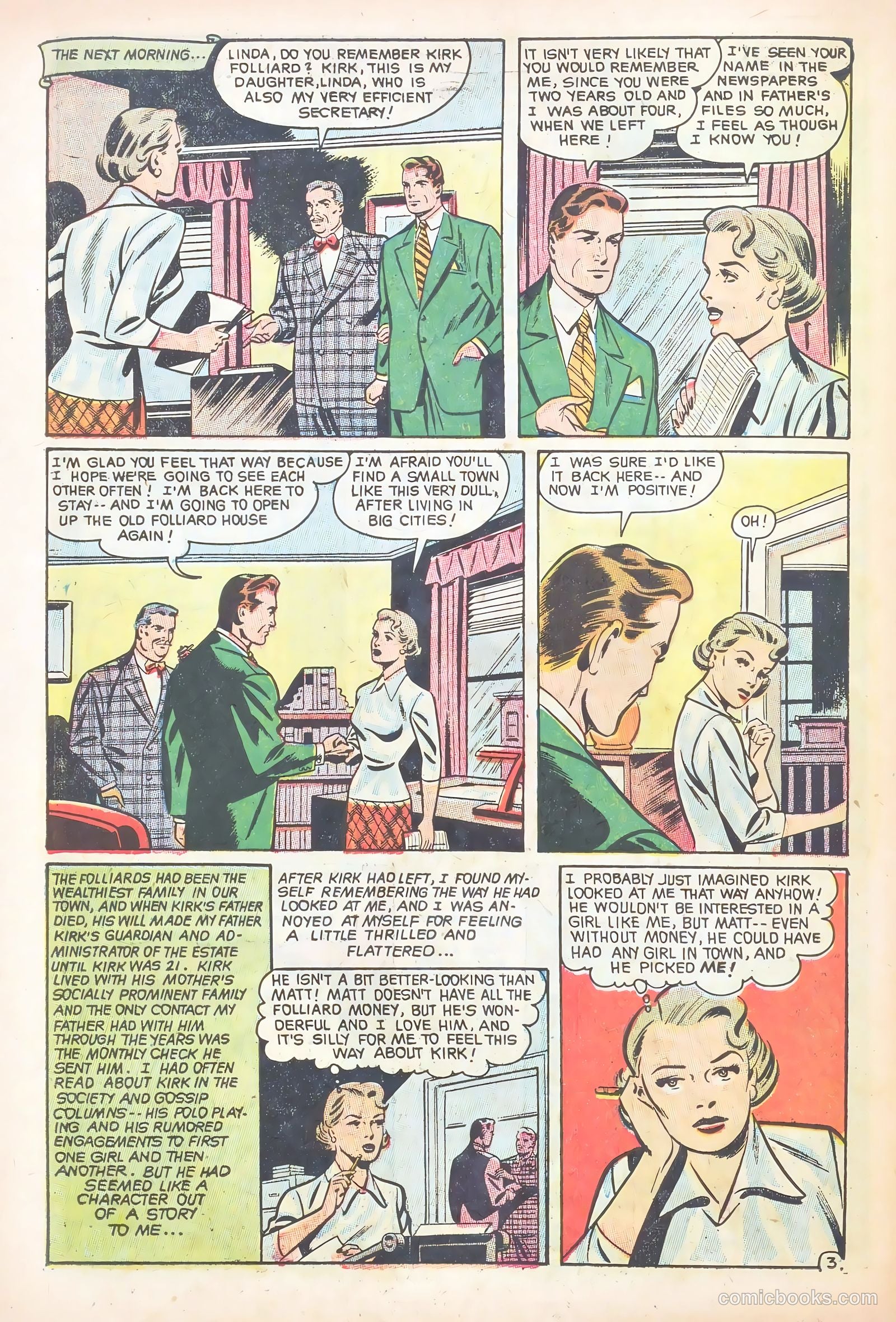 Glamorous Romances #88 (1956) — page 30 of 37