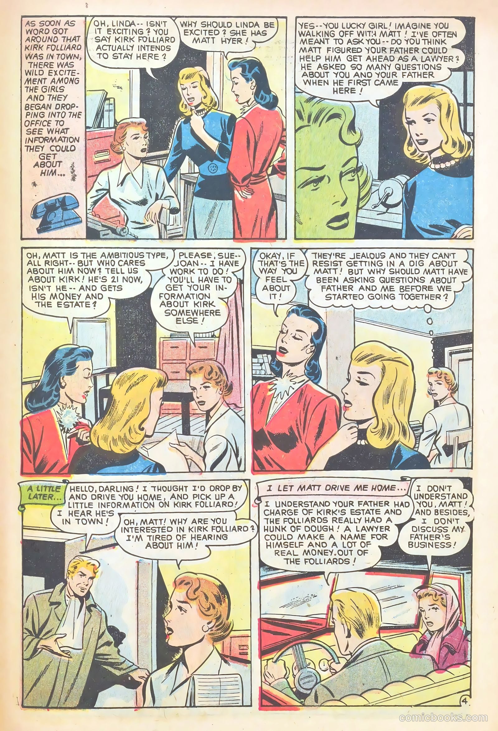 Glamorous Romances #88 (1956) — page 31 of 37