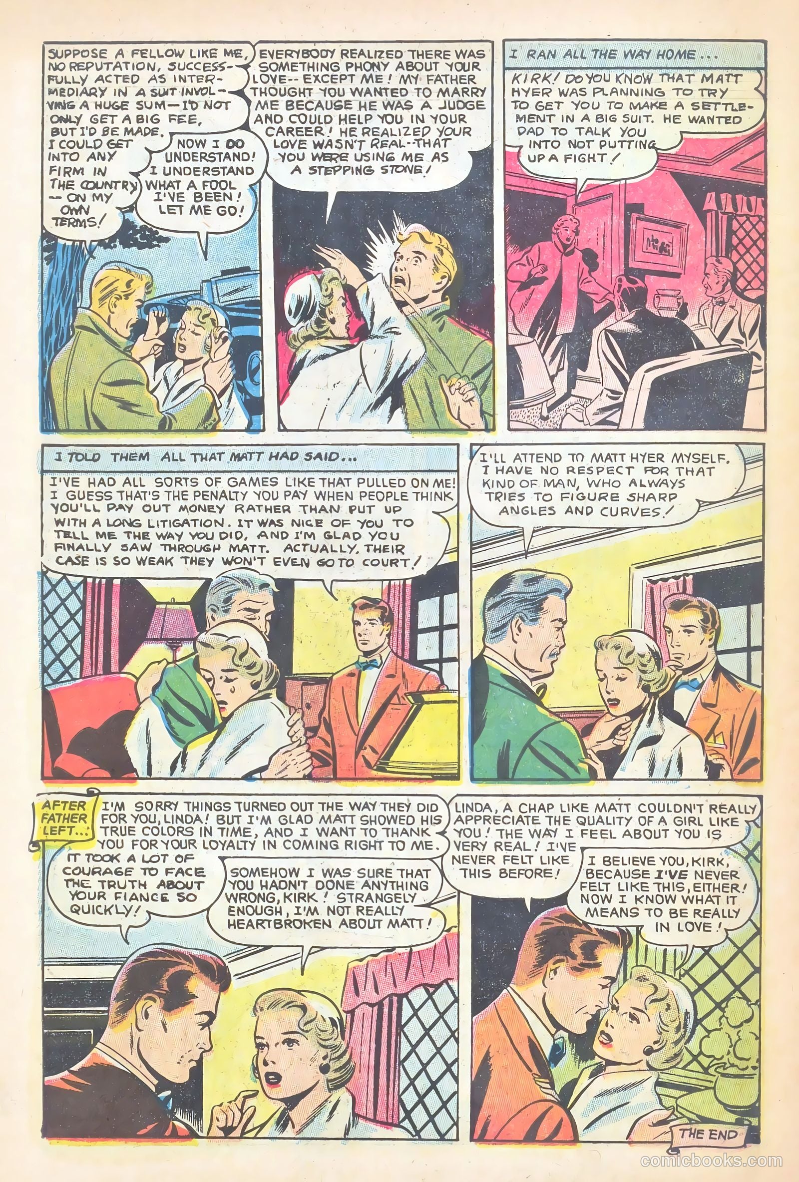 Glamorous Romances #88 (1956) — page 34 of 37