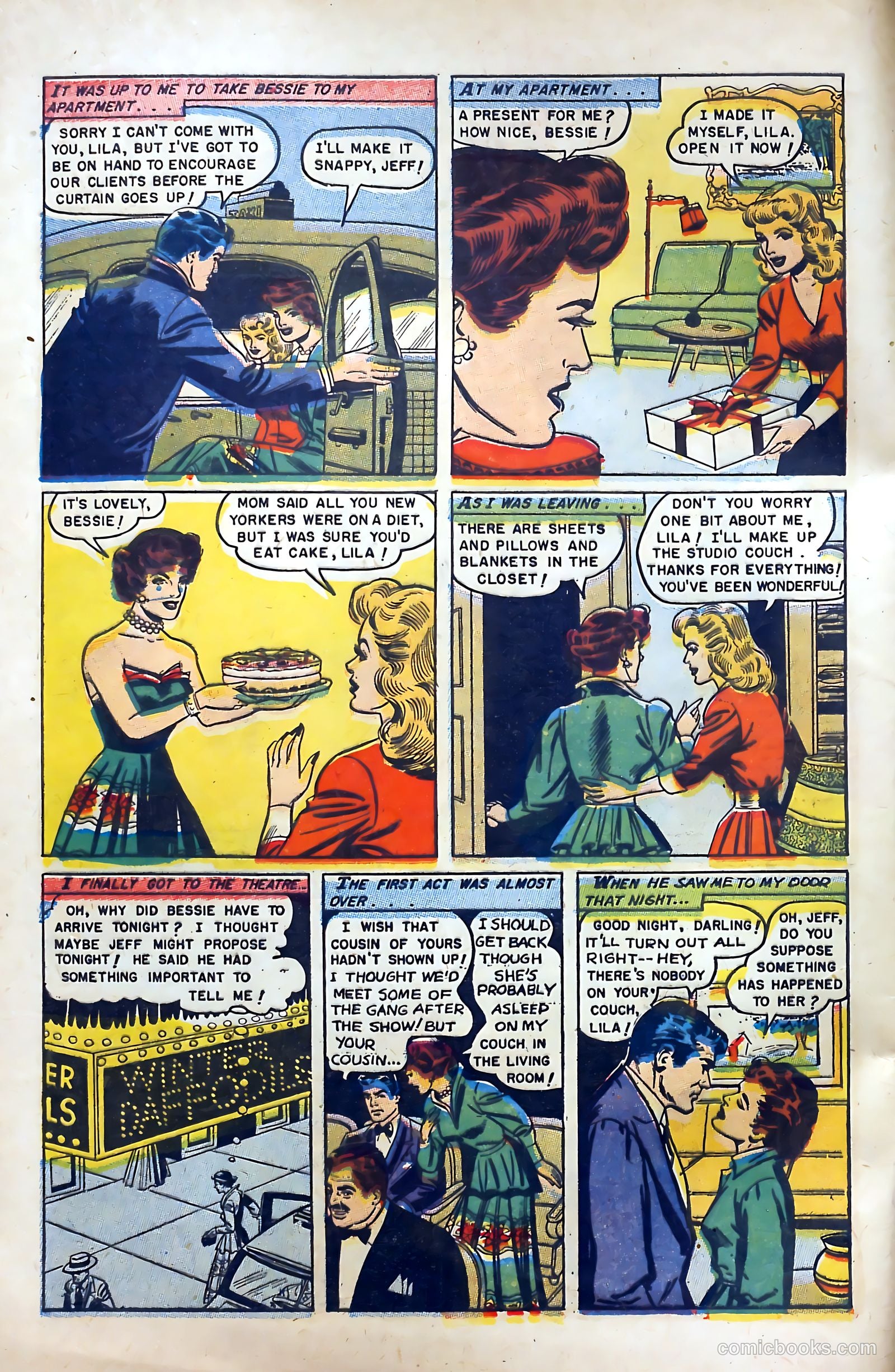 Glamorous Romances #89 (1956) — page 4 of 36