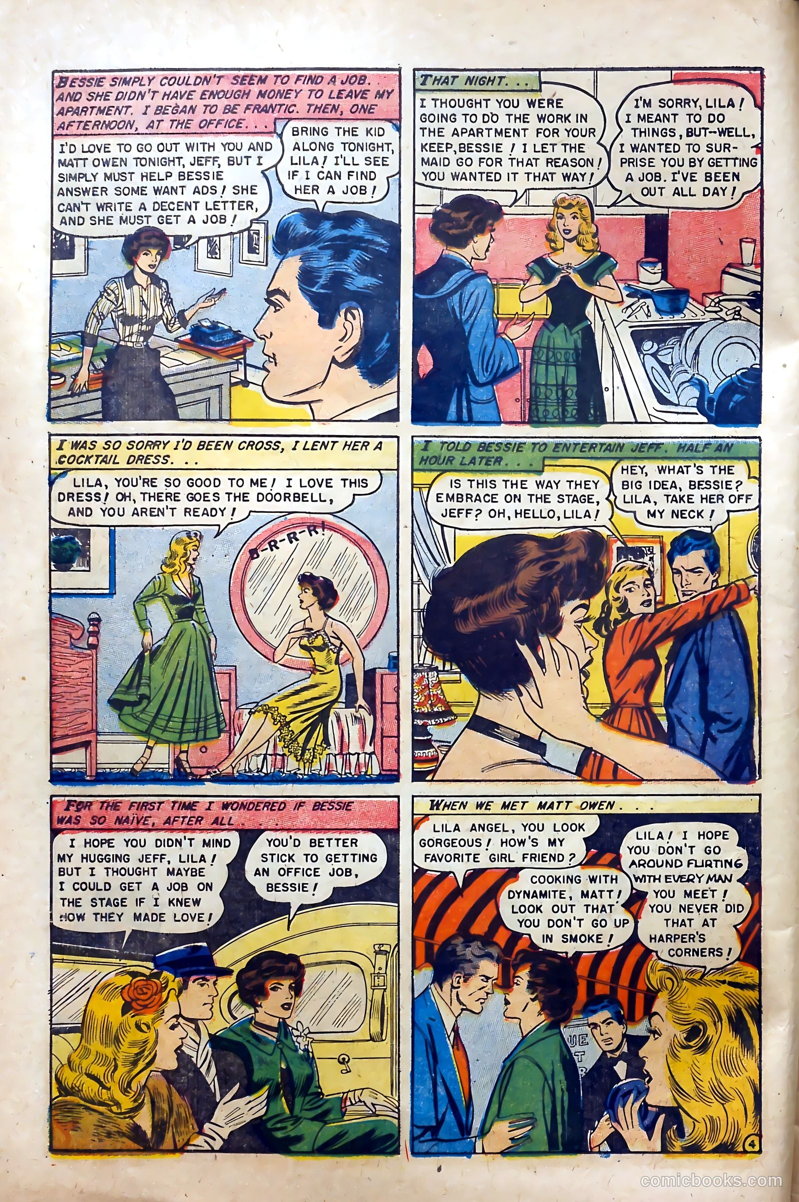 Glamorous Romances #89 (1956) — page 6 of 36