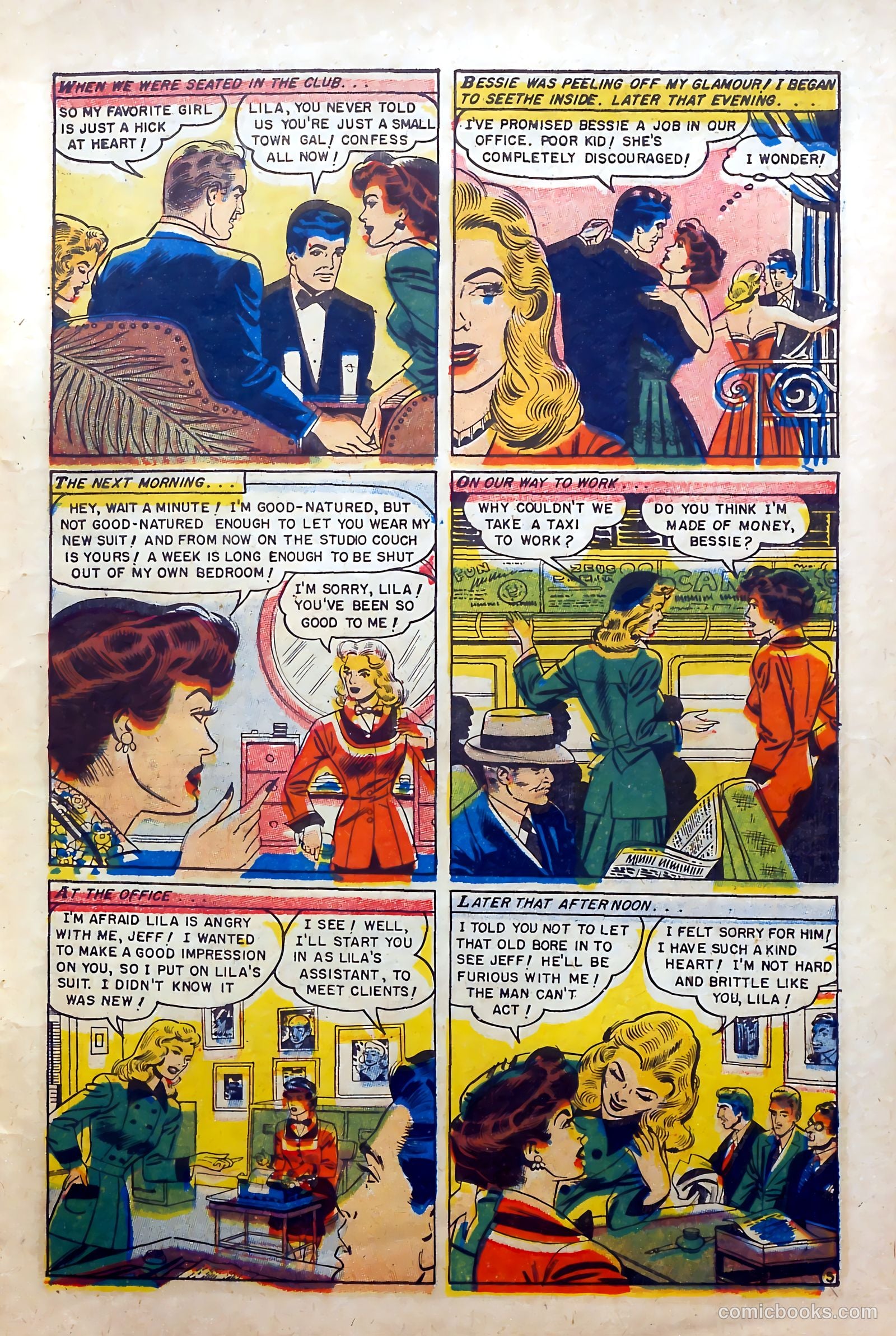 Glamorous Romances #89 (1956) — page 7 of 36