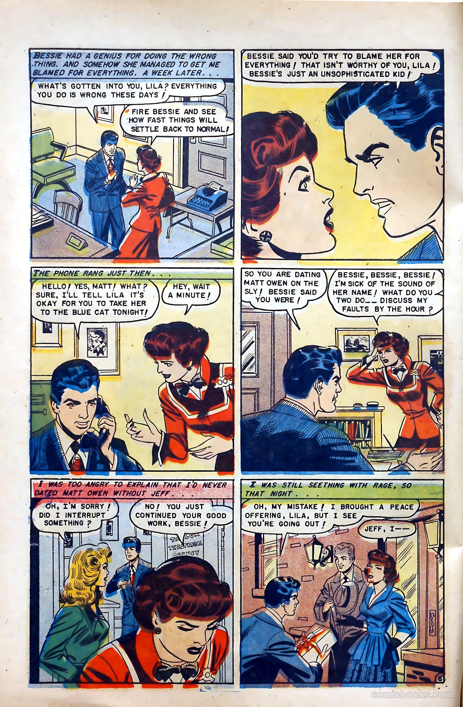 Glamorous Romances #89 (1956) — page 8 of 36