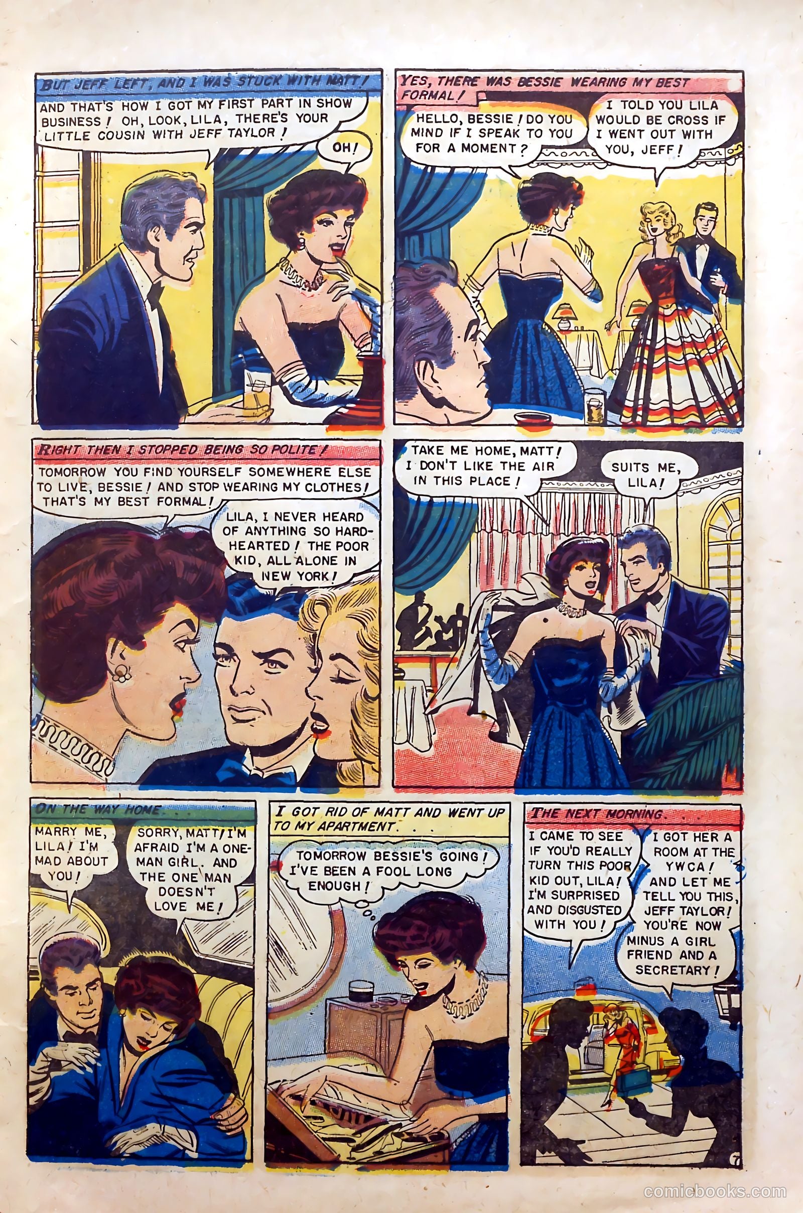 Glamorous Romances #89 (1956) — page 9 of 36