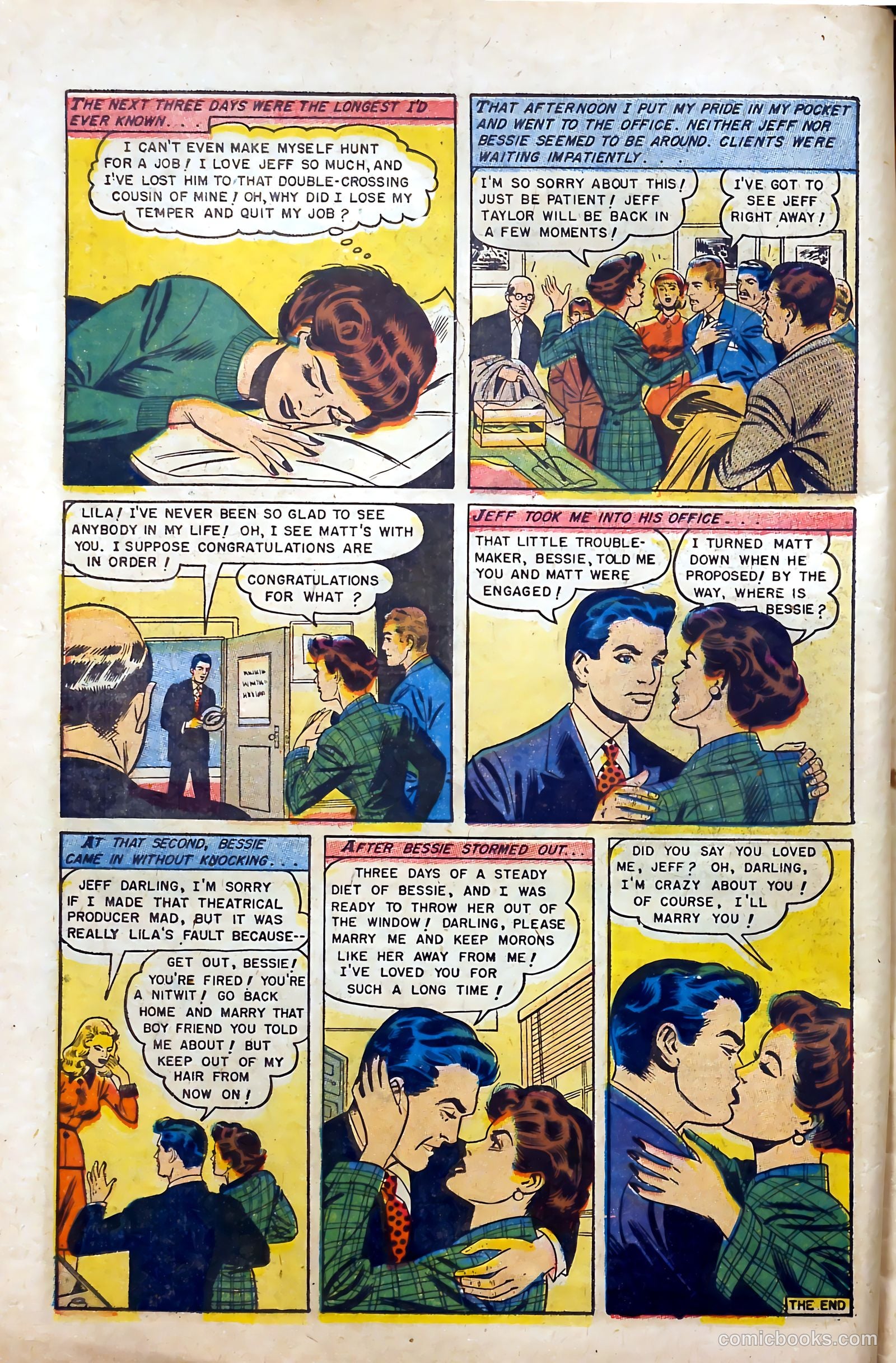 Glamorous Romances #89 (1956) — page 10 of 36