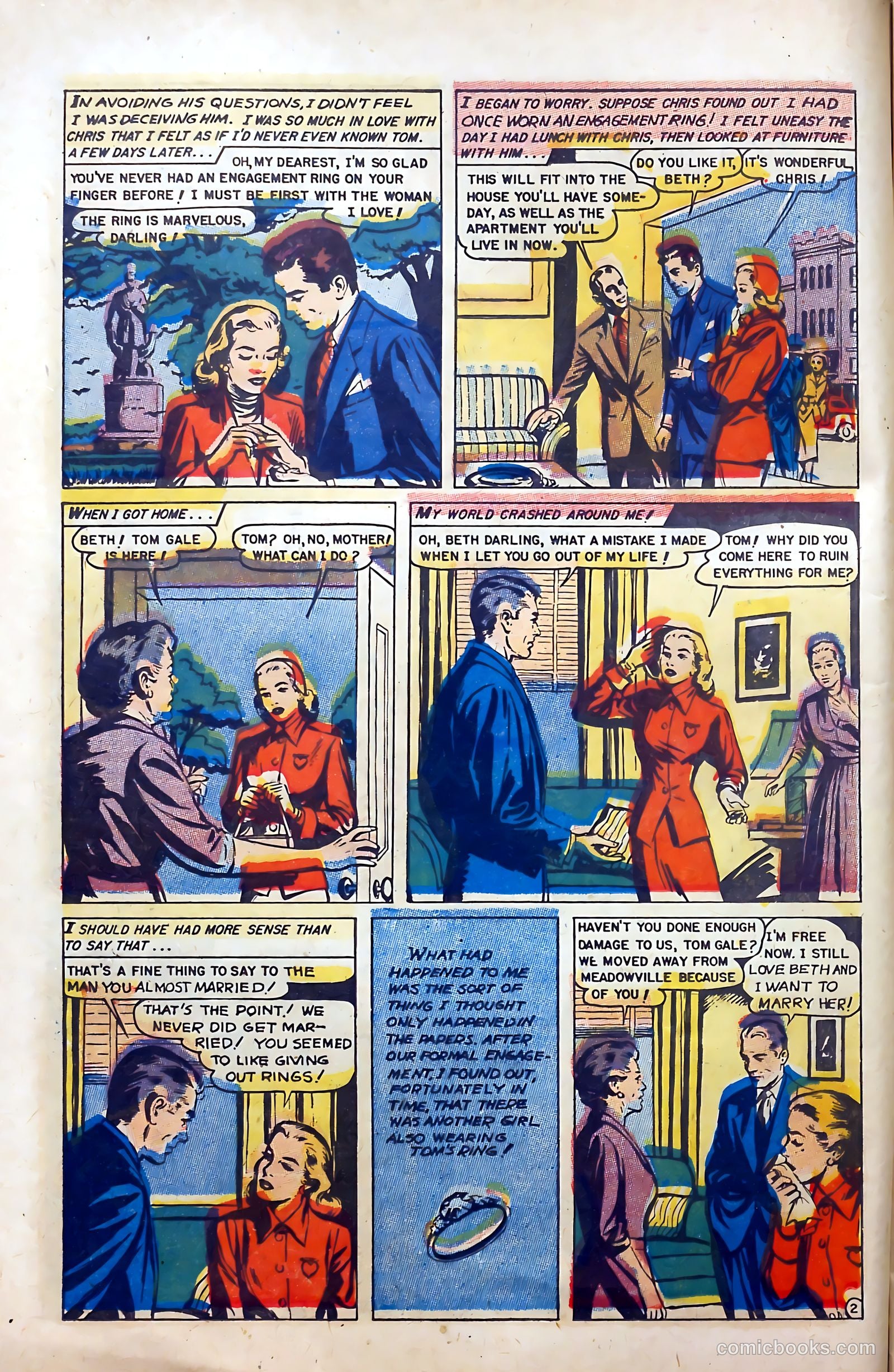 Glamorous Romances #89 (1956) — page 12 of 36