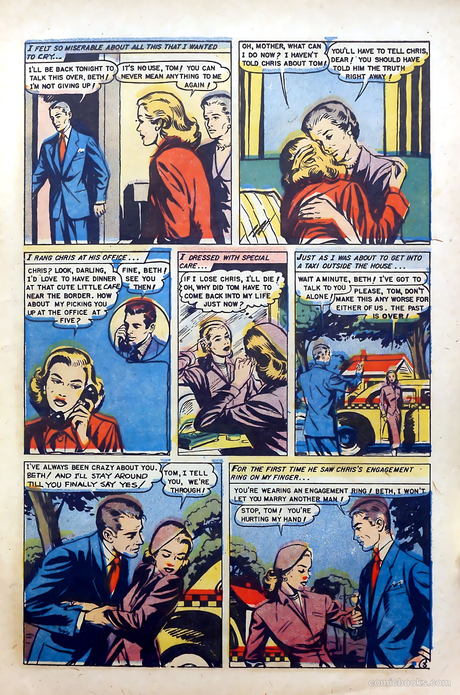 Glamorous Romances #89 (1956) — page 13 of 36