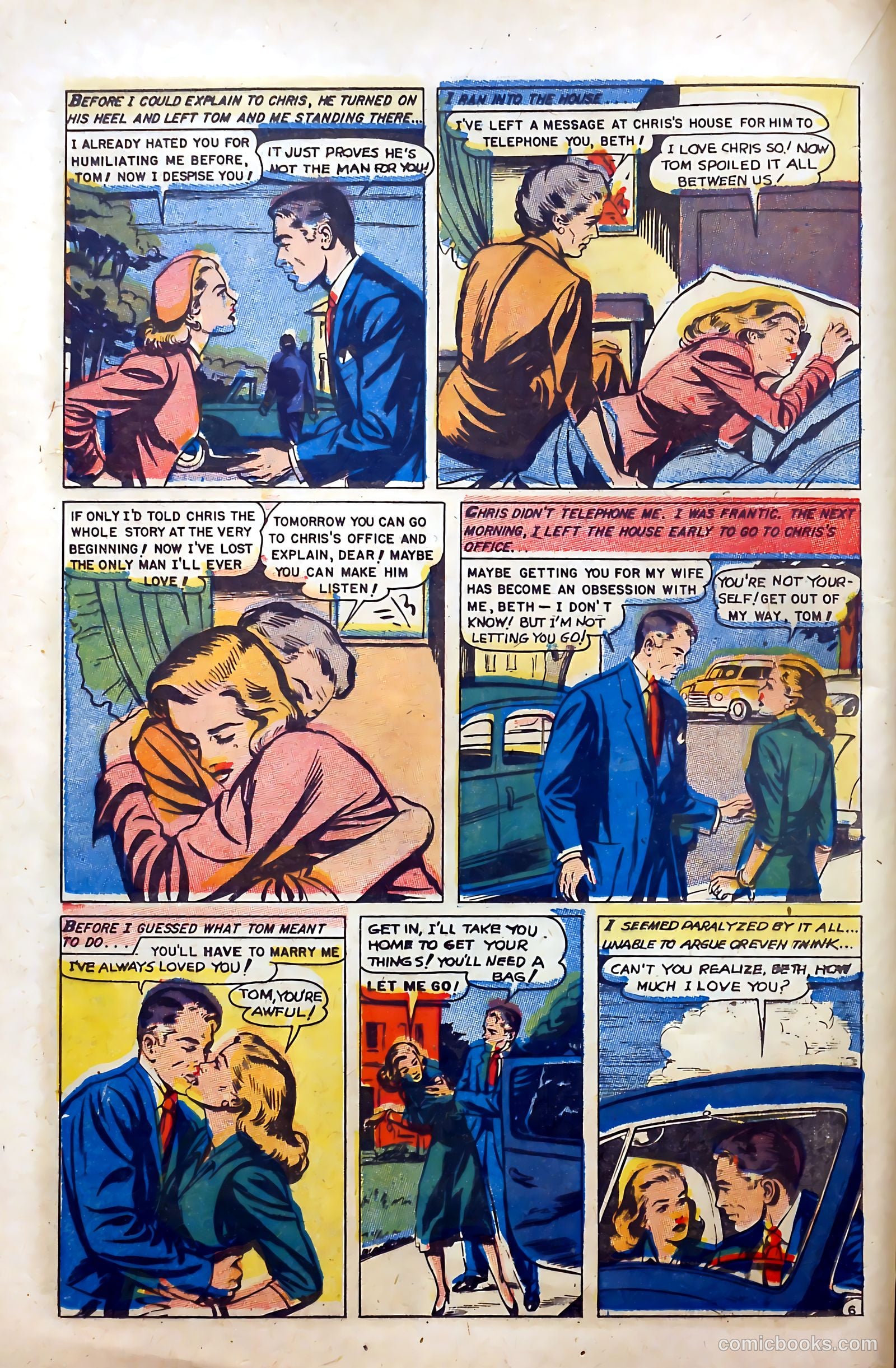 Glamorous Romances #89 (1956) — page 16 of 36