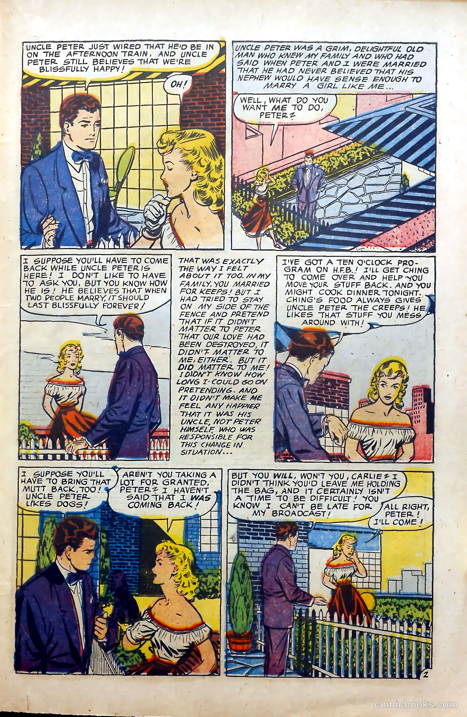 Glamorous Romances #89 (1956) — page 19 of 36