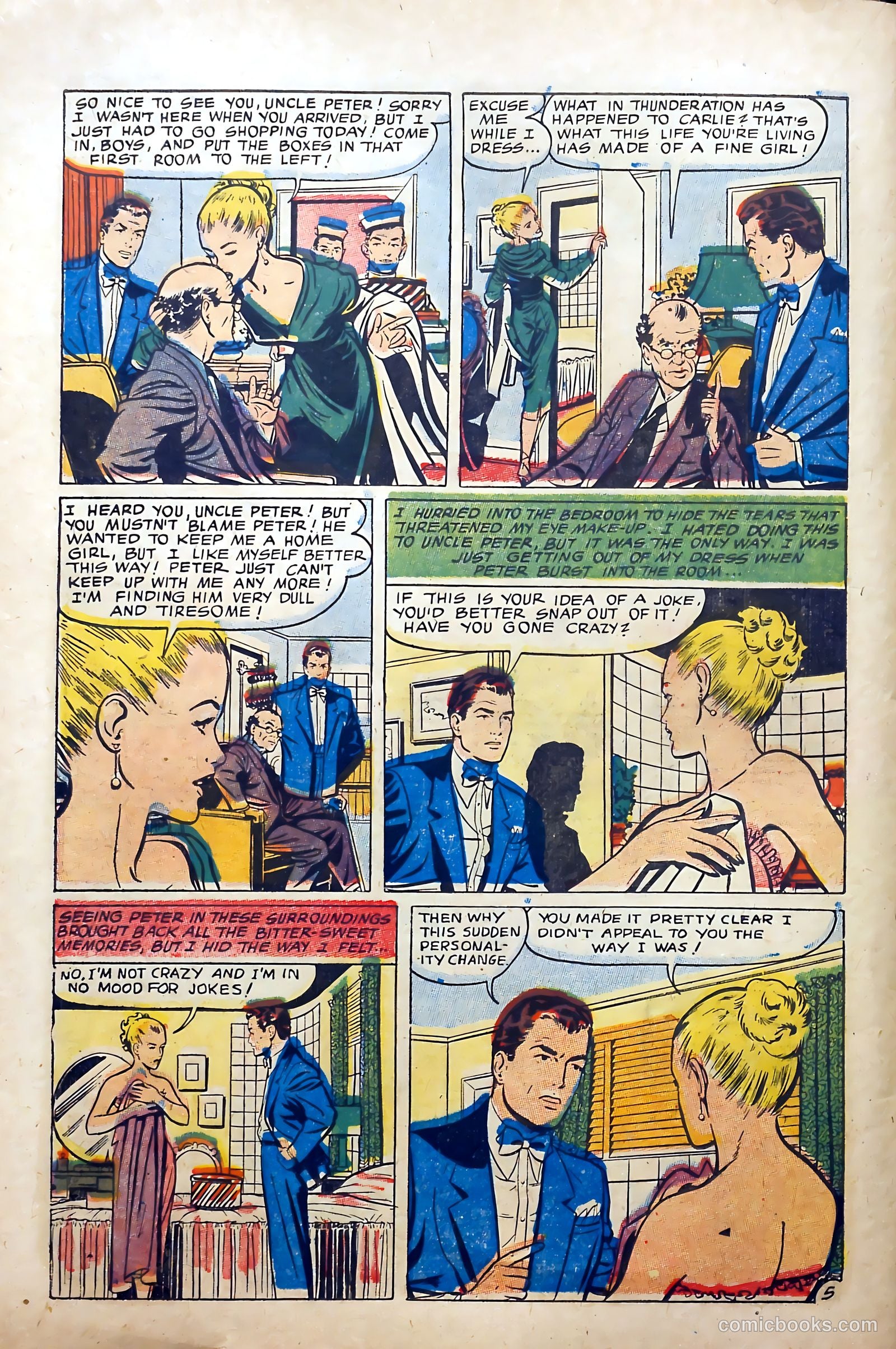 Glamorous Romances #89 (1956) — page 22 of 36