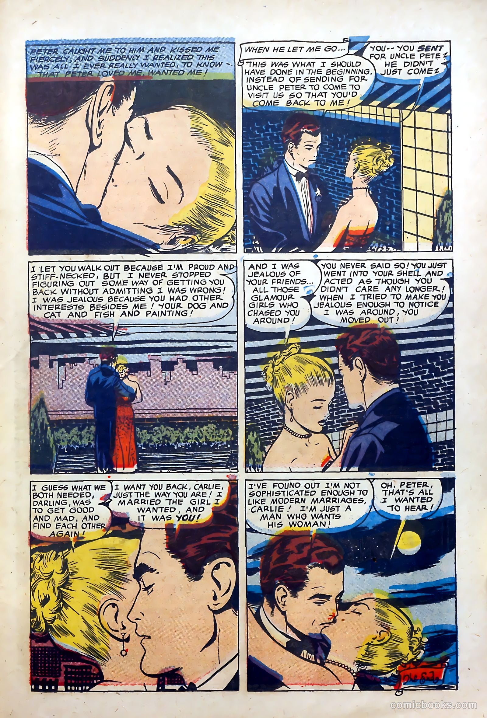 Glamorous Romances #89 (1956) — page 25 of 36